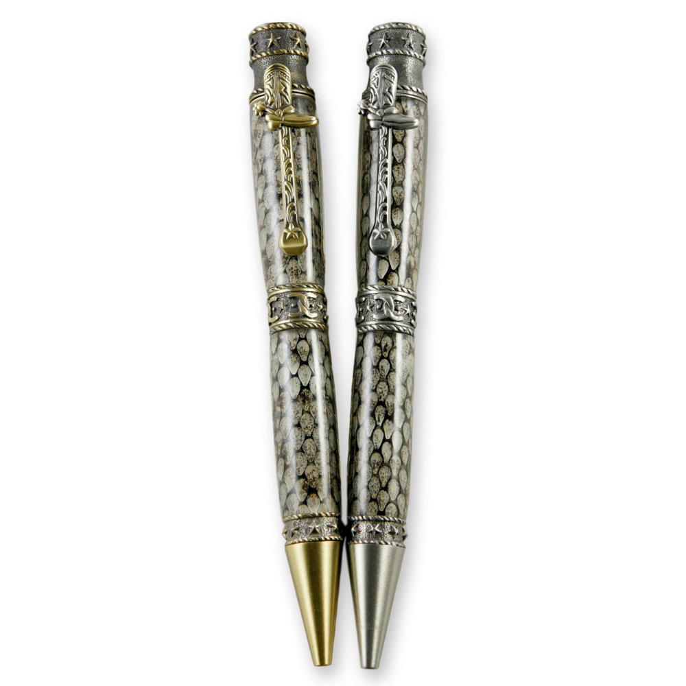 Genuine Rattlesnake Skin Writing Pens fountain & rollerball by WoodNotch —  Kickstarter