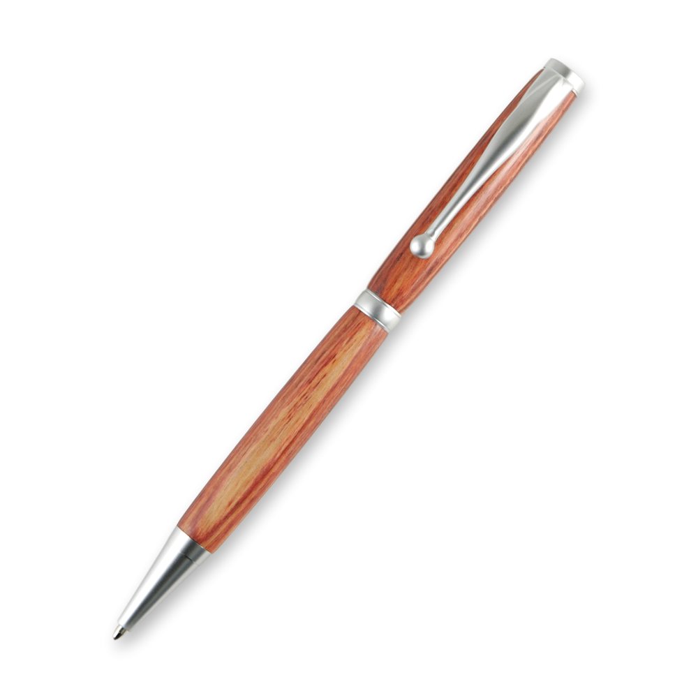 Tulip Wood Slimline Satin Twist Pen — Woodnotch