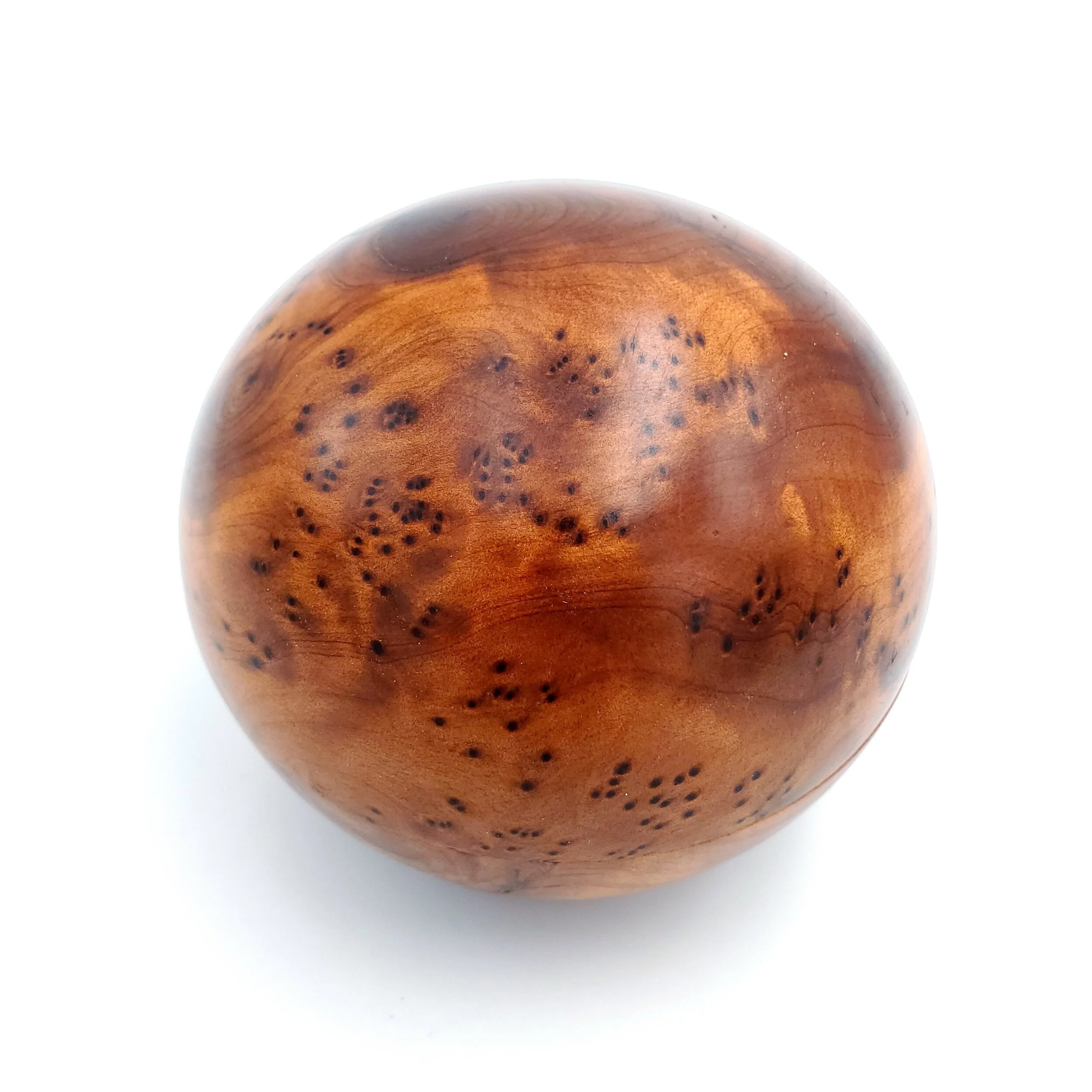 Thuya Burl Medium Round Box