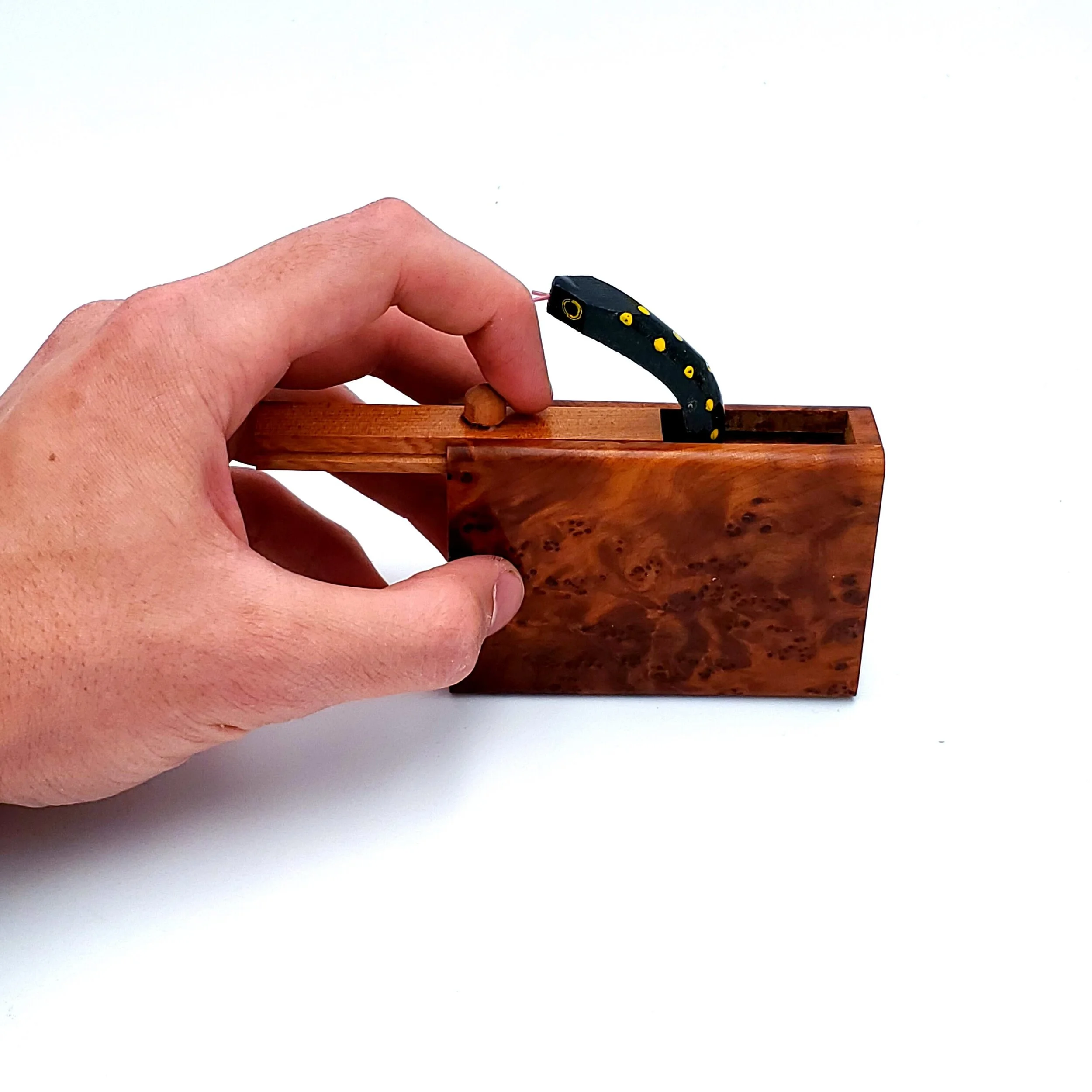 Thuya Burl Snake Gag Box