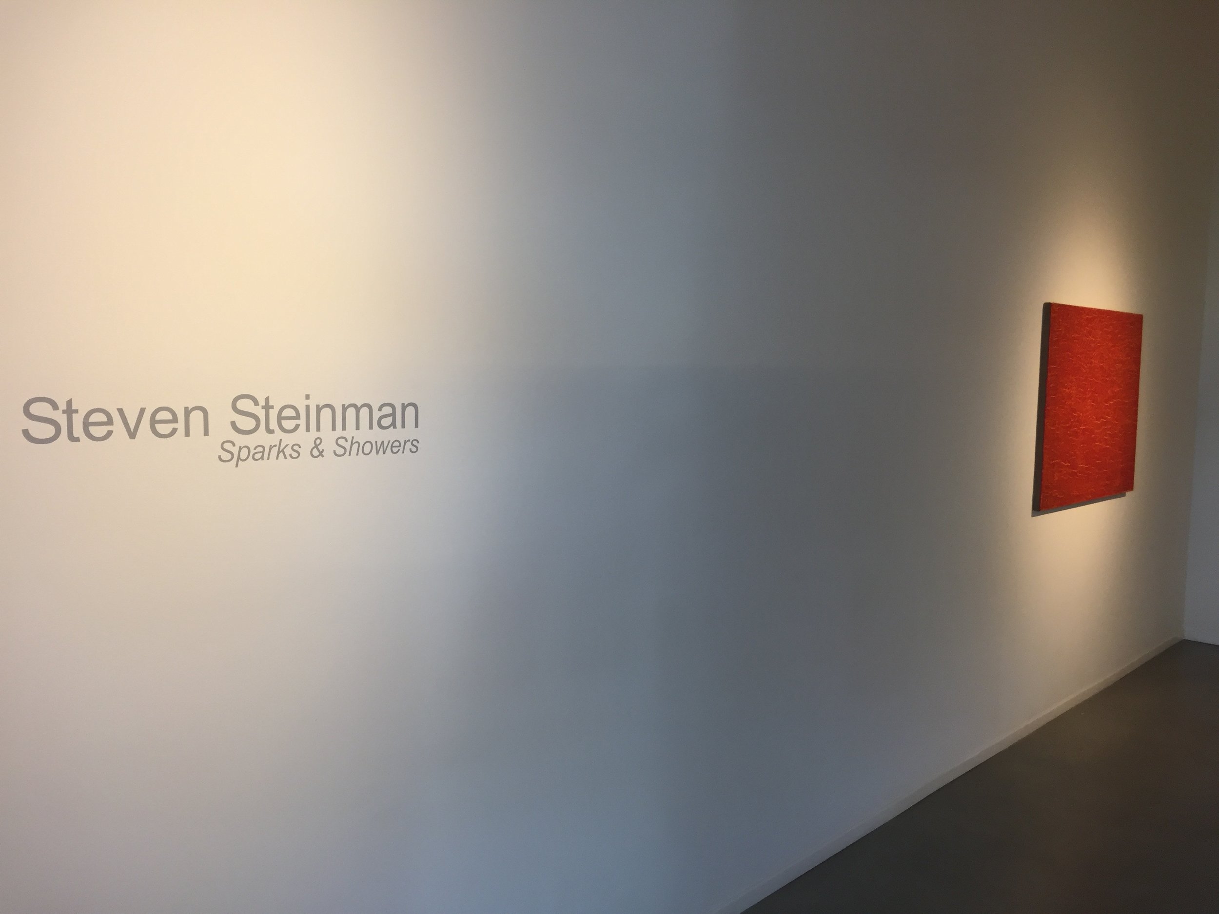 Steven Steinman Sparks & Showers at Von Lintel Gallery, Los Angeles November 5, 2016 - January 7, 2017