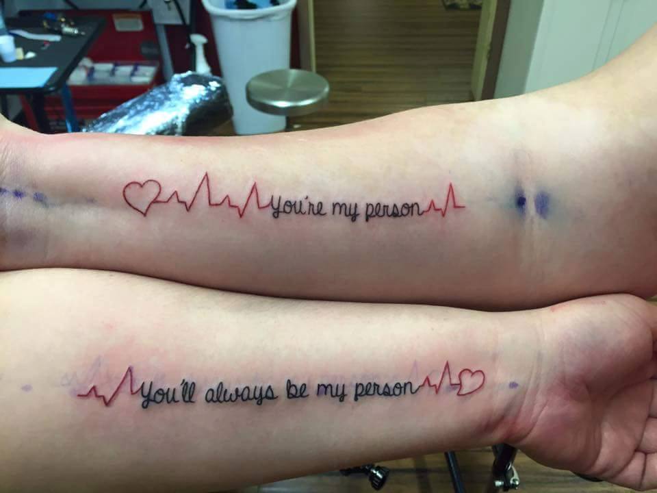 Sexton tattoos  Your my person tattoo  Facebook