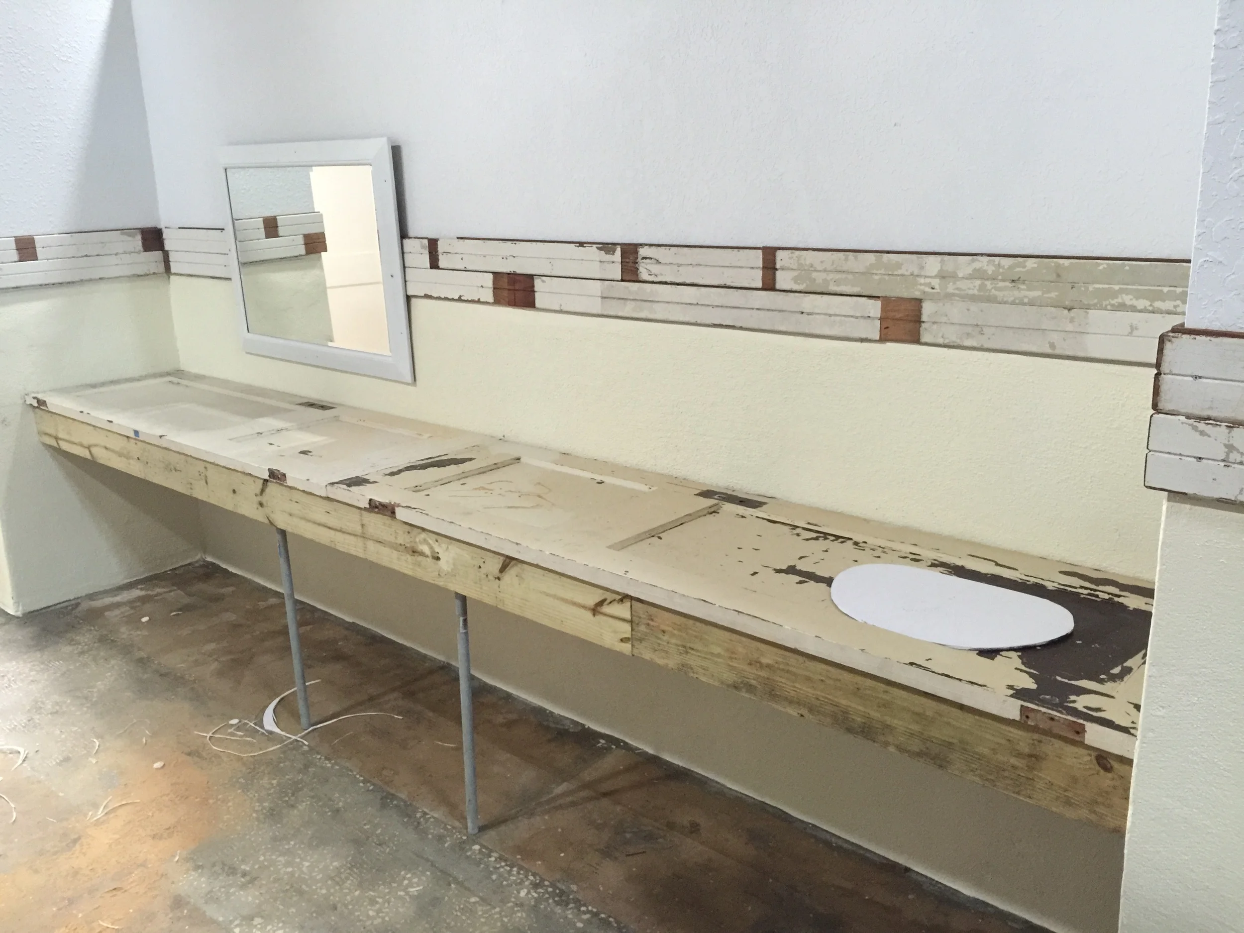 Repurposed Commercial Bathroom Renovation - District 3 Tampa