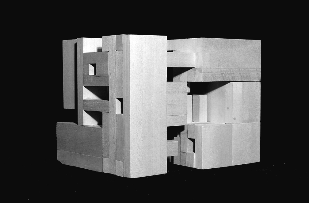  contracted volume / basswood model 9" x 9" x 9"