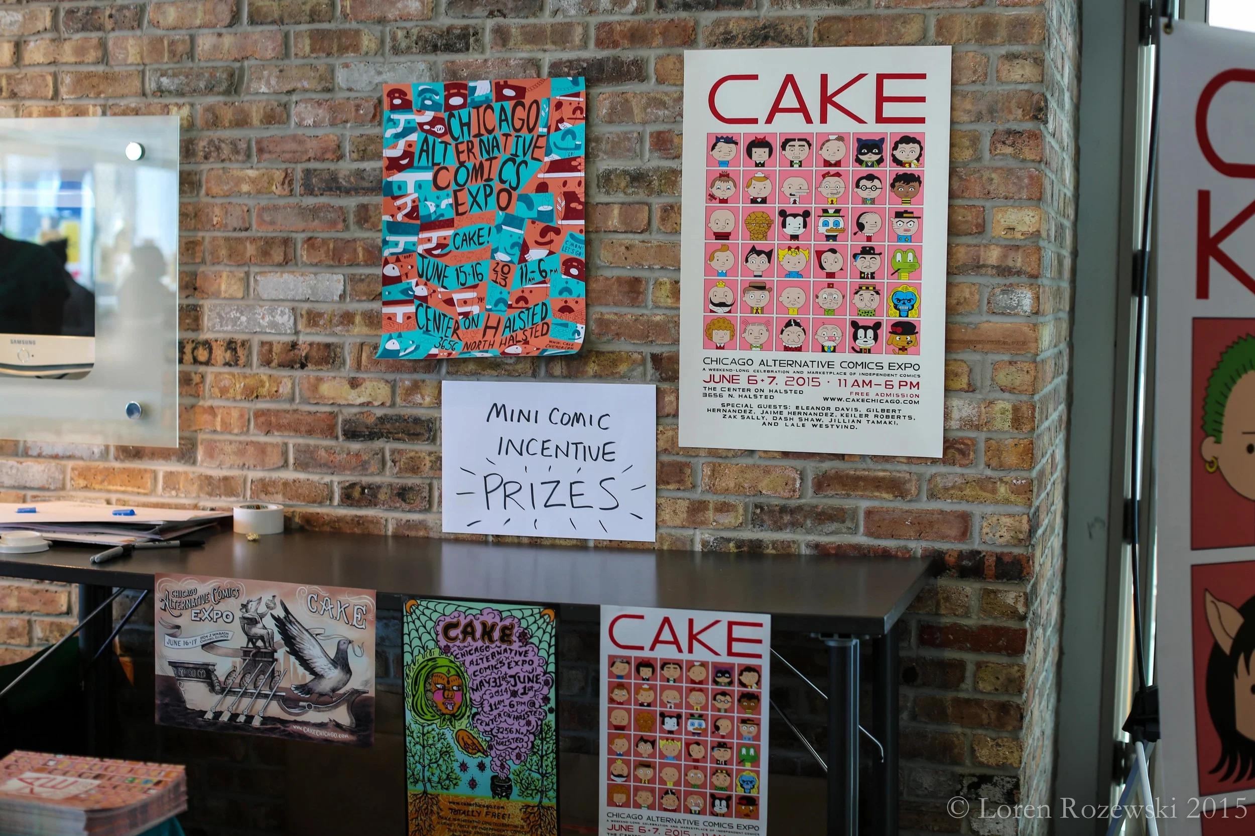 CAKE (Chicago Alternative Comics Expo), 2015