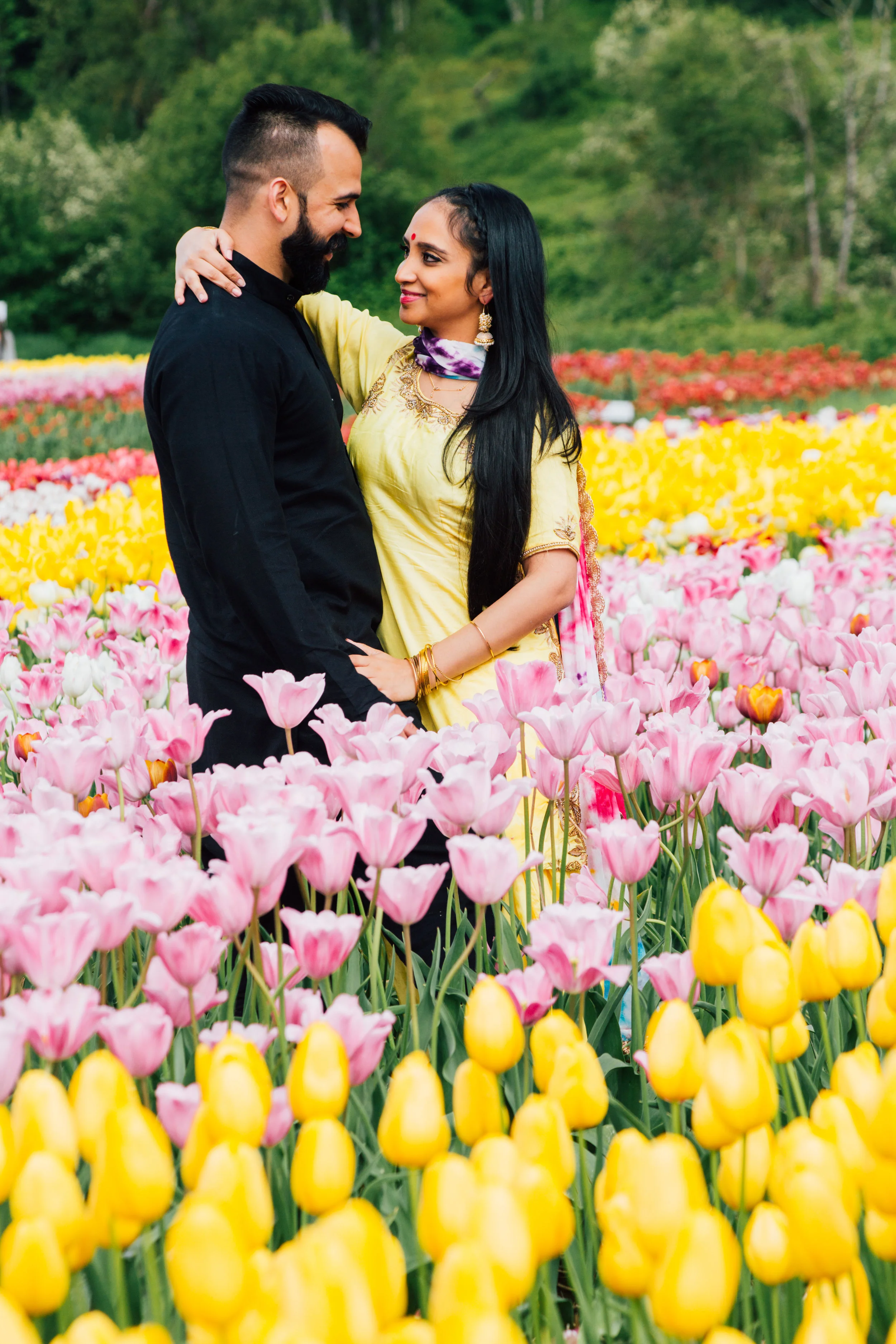 May Tulip Festival Engagement | Abbotsford, BC