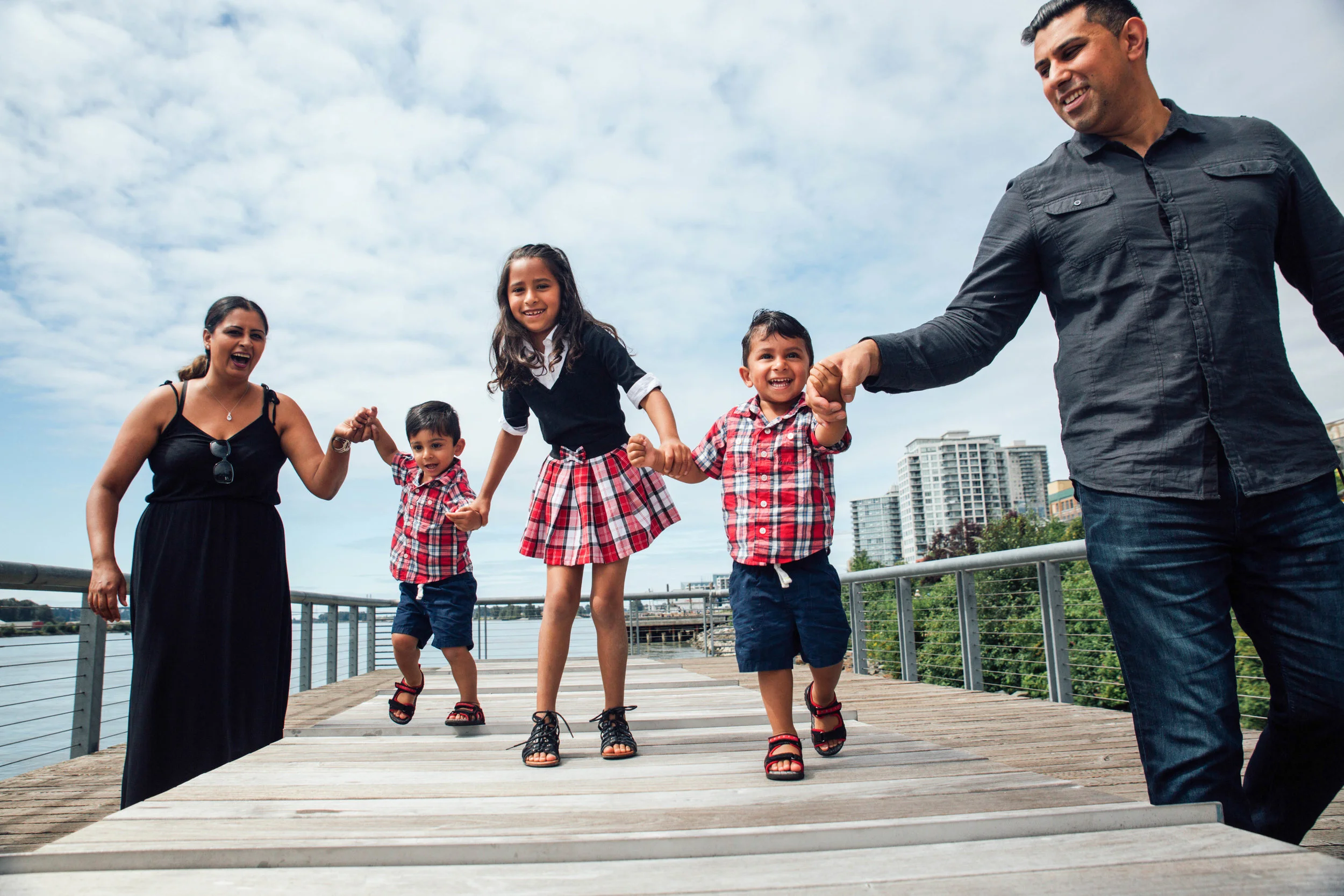 New Westminster Quay Harbour Family Photos