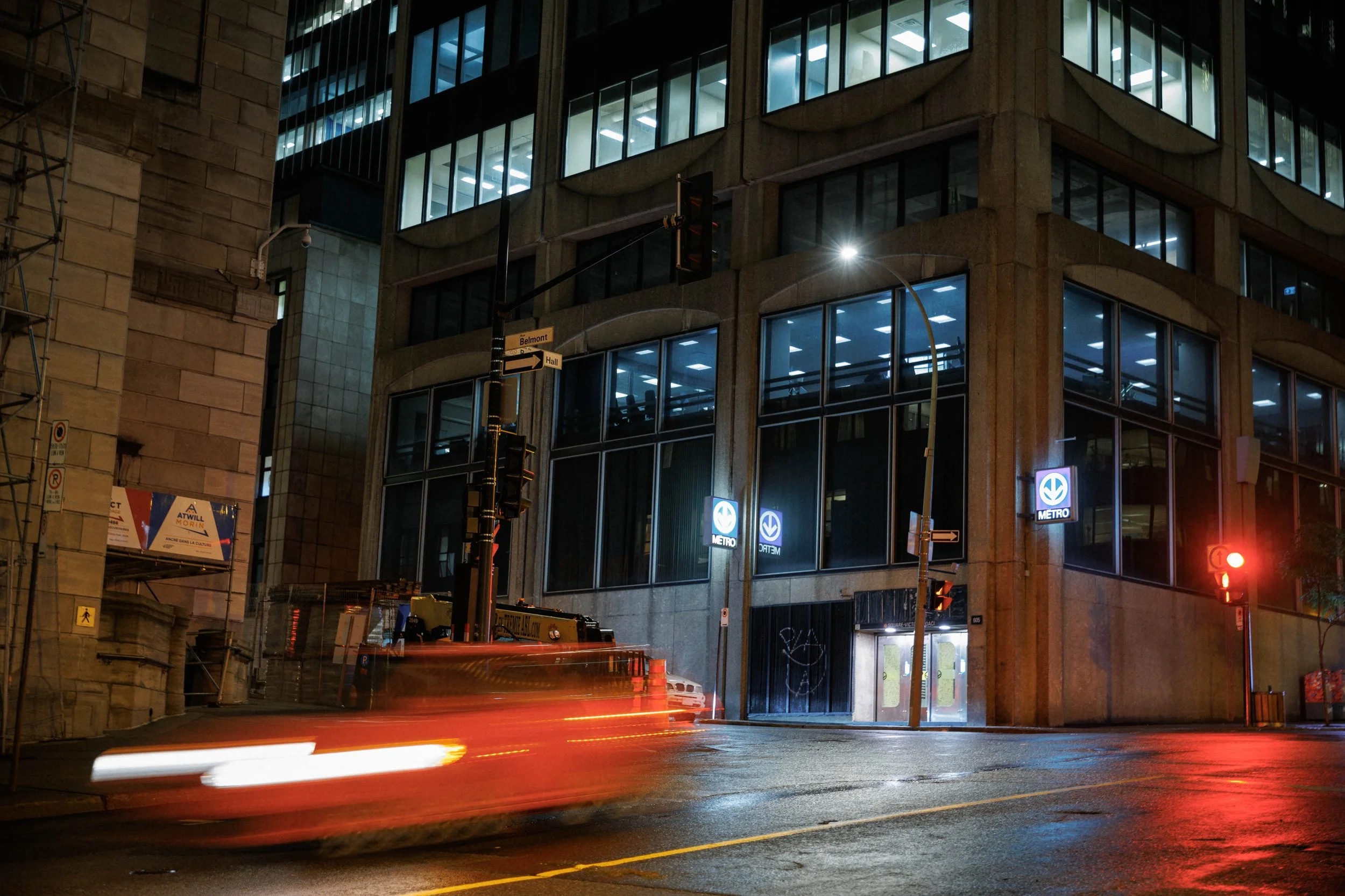 Last Train | Cityscape Photography | Urban Landscape | Montréal, Quebec