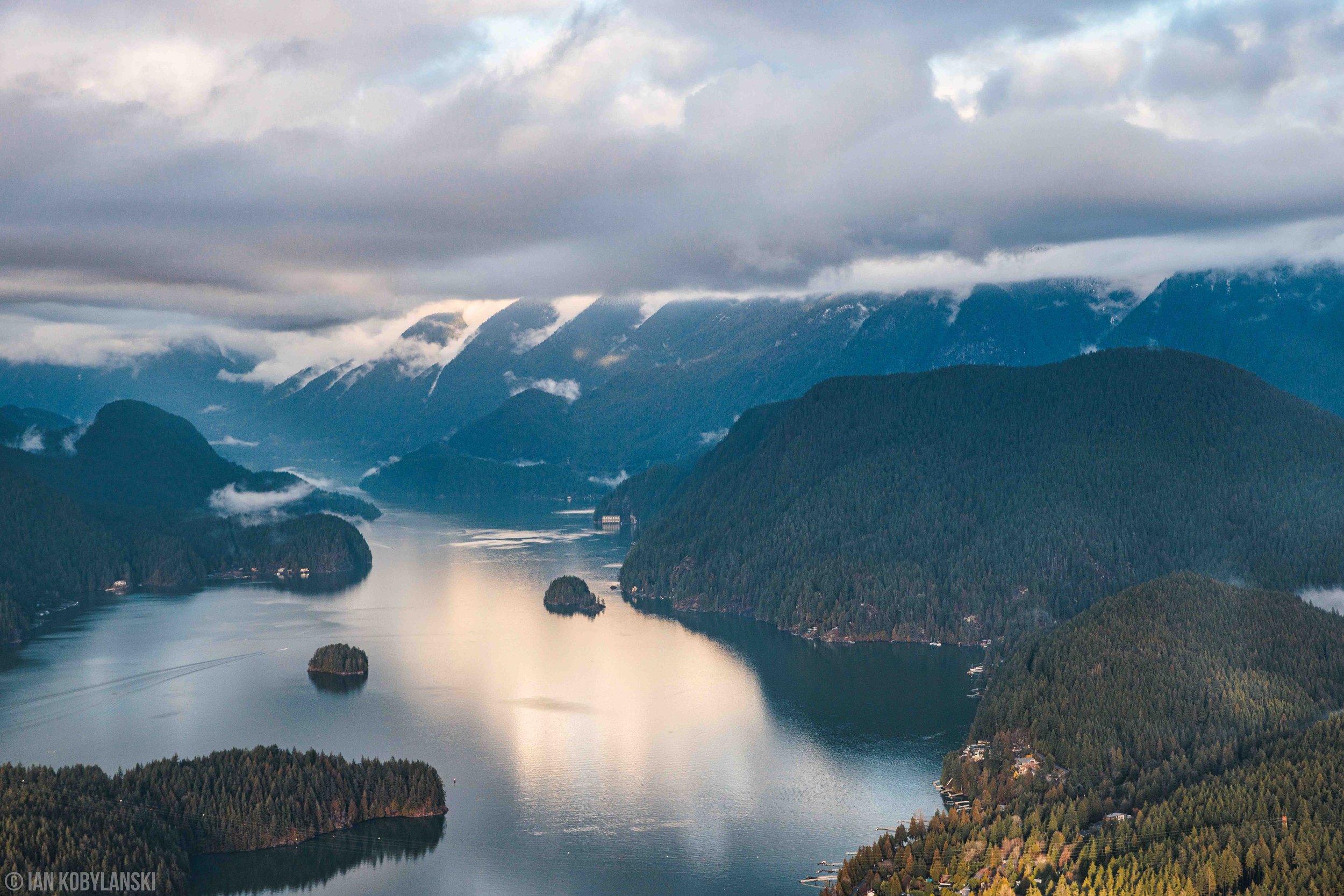  Belcarra Regional Park and the Indian Arm, west of Coquitlam and north of Anmore, B.C. 