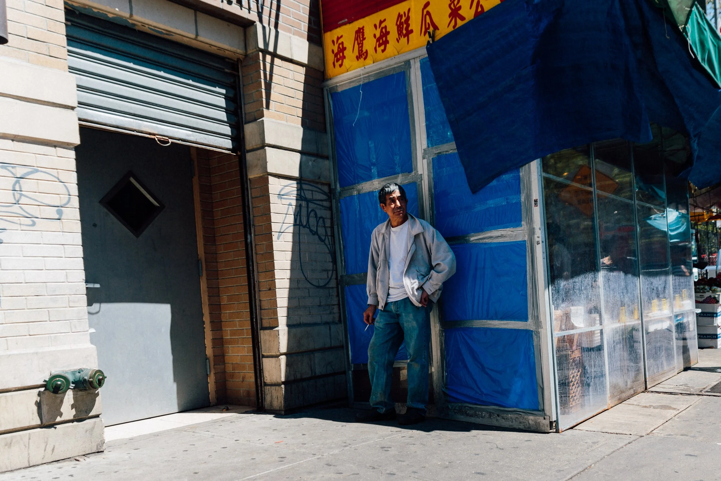 Street Photography | Smoke Break | Chinatown, New York