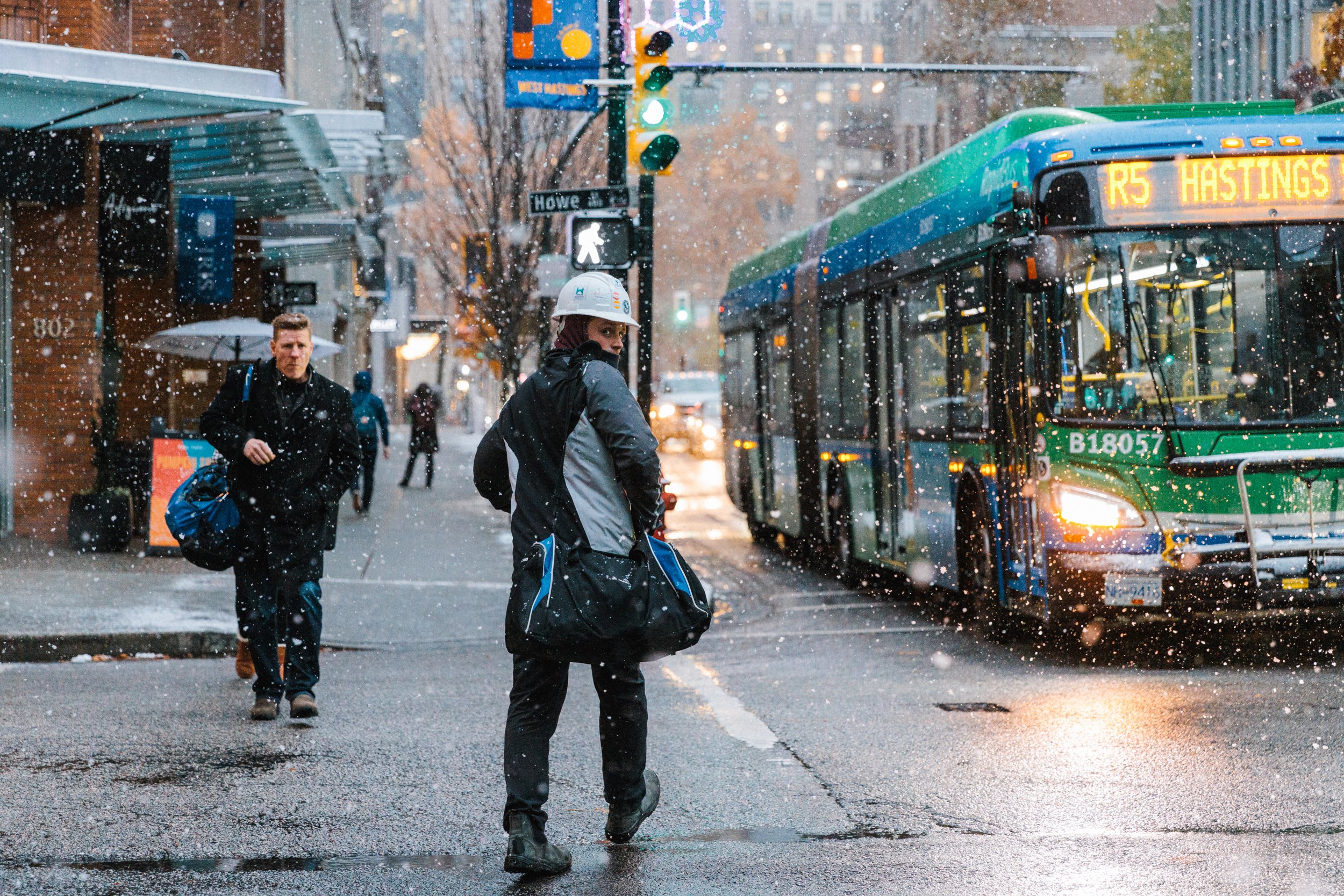 Street Photography | Snow Day | Vancouver, BC