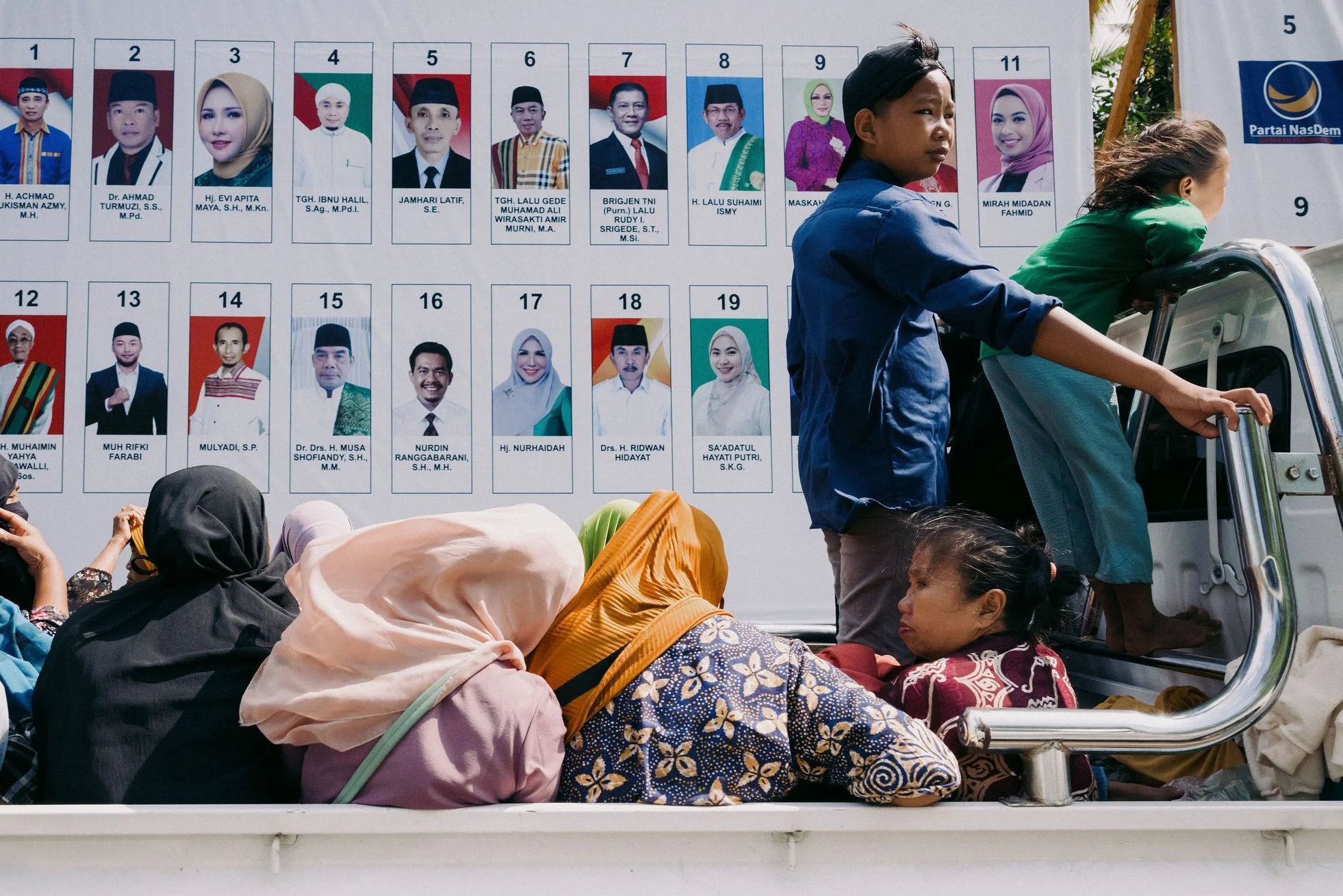 Street Photography | Indonesia Election 2024 | Lombok, Indonesia