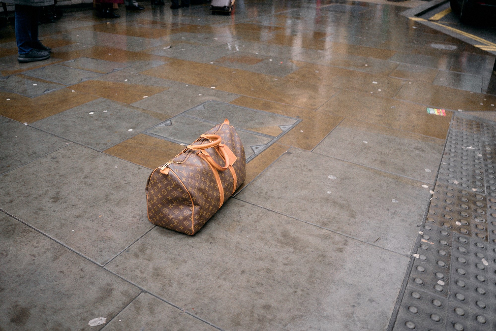 Steet Photography London | Abandoned LV Duffel
