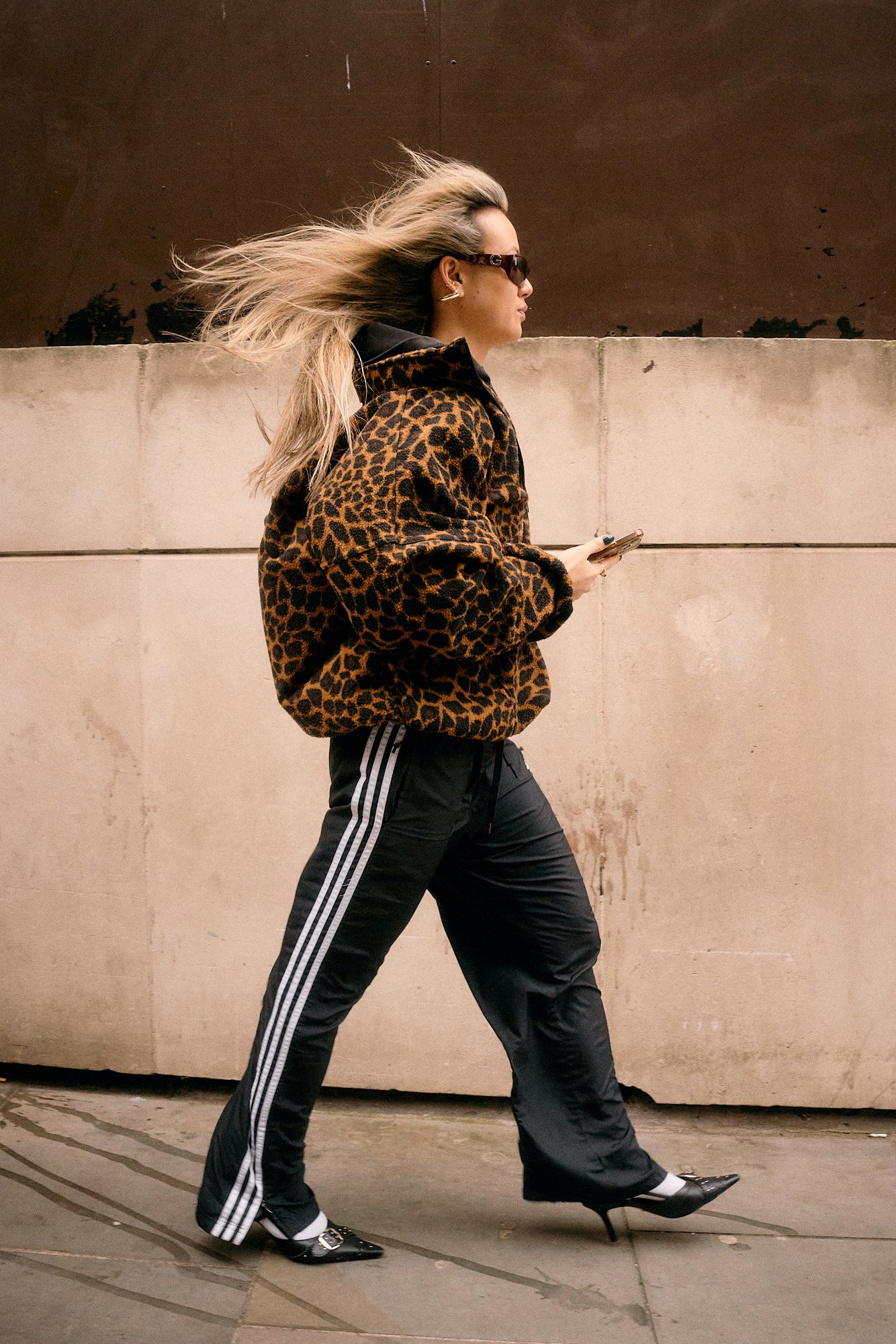 Steet Photography London | Windswept Walk
