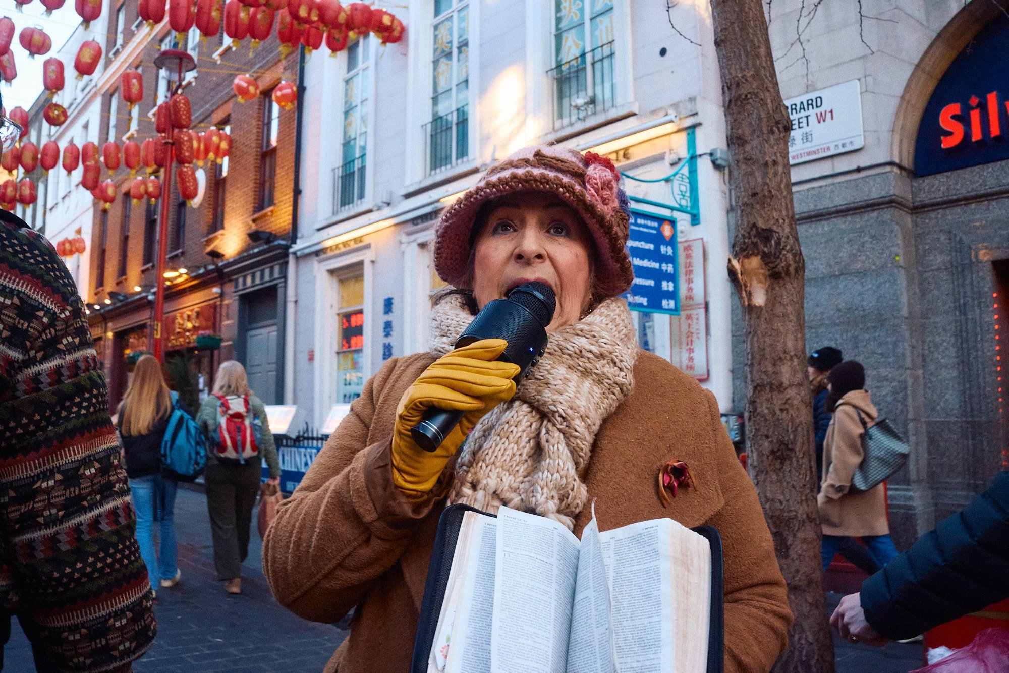 Steet Photography London | Chinatown Preacher