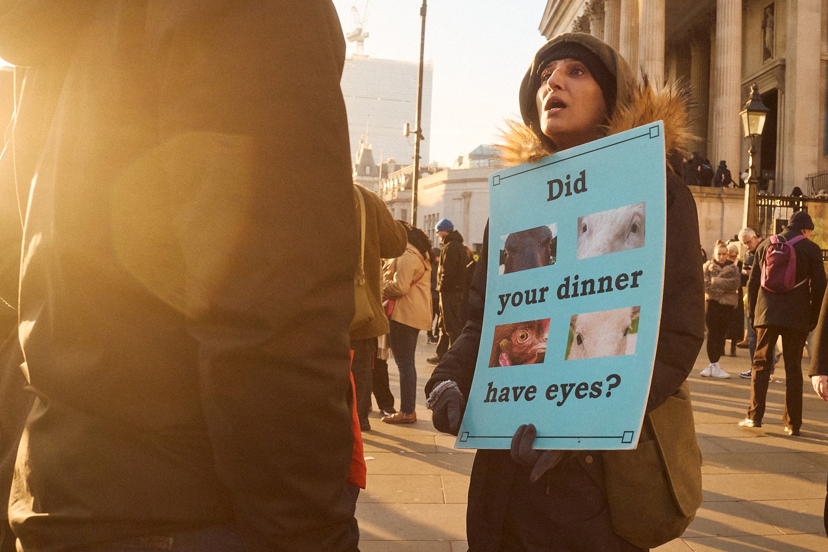 Steet Photography London | Did Your Dinner Have Eyes?