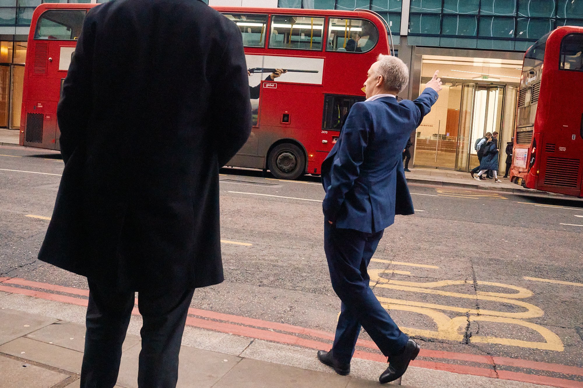 Steet Photography London | At the End of the Barrell
