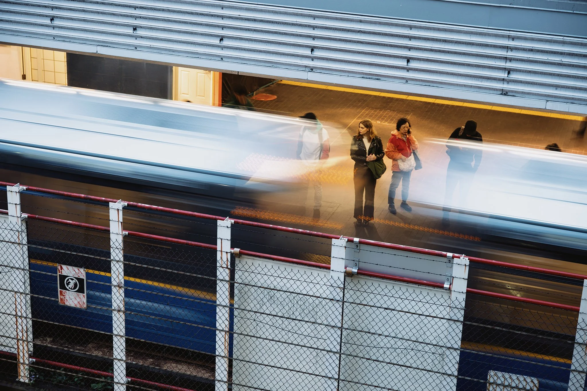 Street Photography | Waiting for the Skytrain | Vancouver, BC