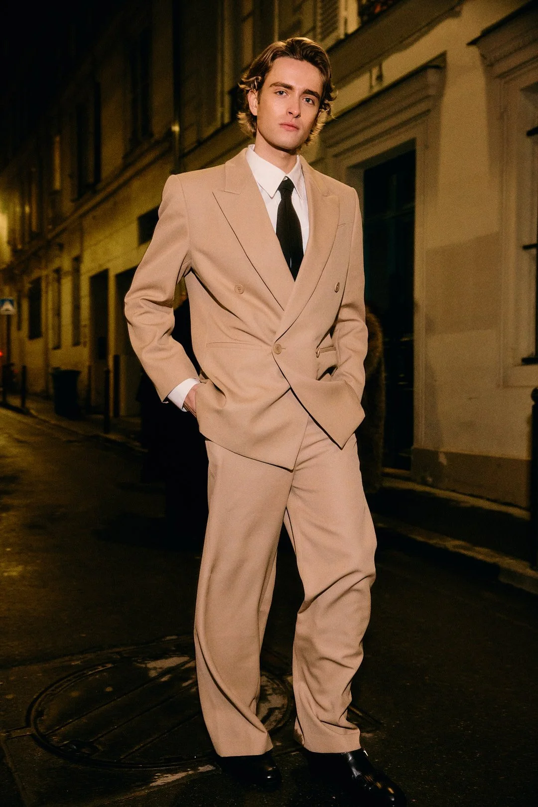 Outside the Louis-Gabriel Nouchi show at Paris Fashion Week menswear AW26