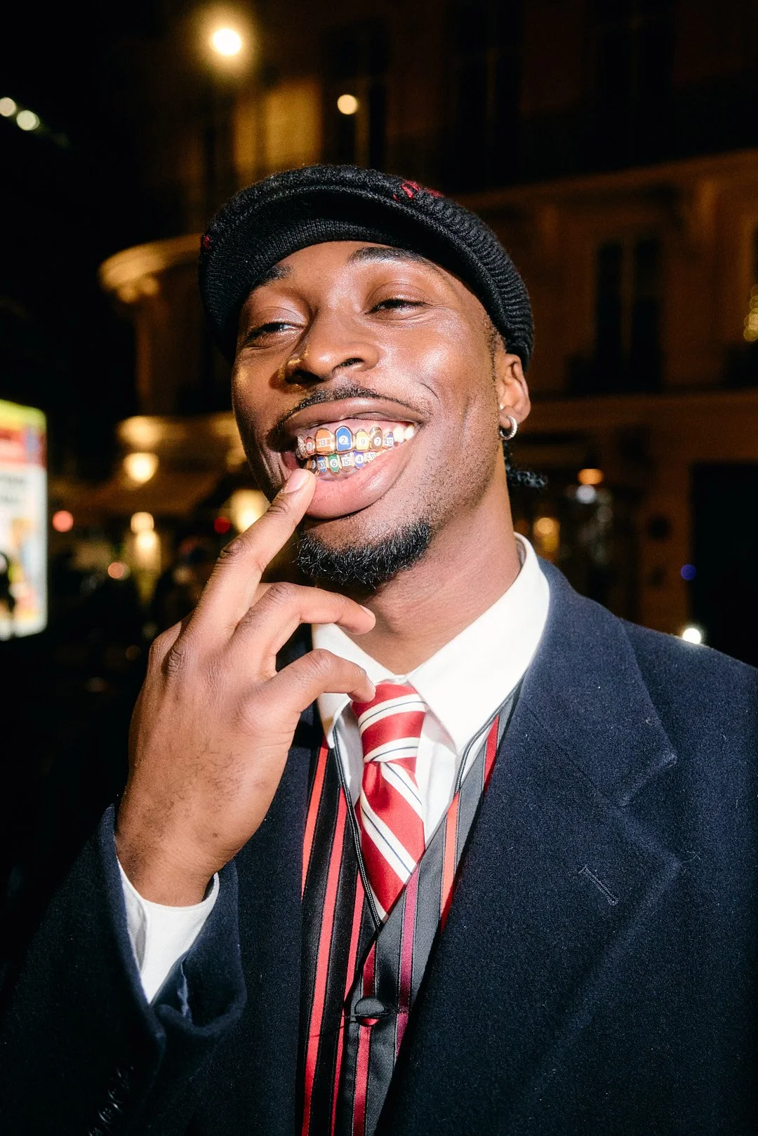 Outside the Hermès show at Paris Fashion Week menswear AW26