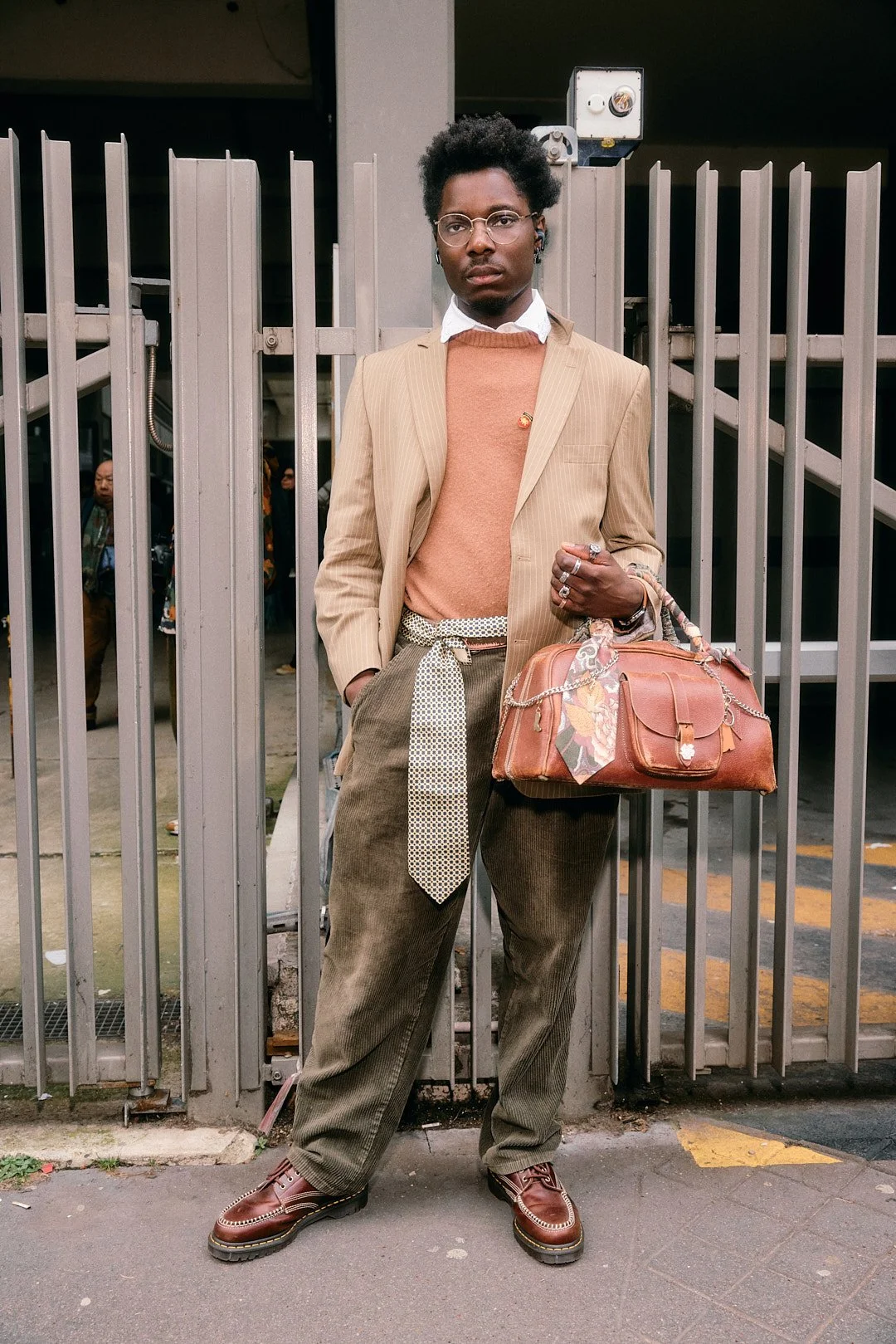 Outside the Doulet show at Paris Fashion Week menswear AW26