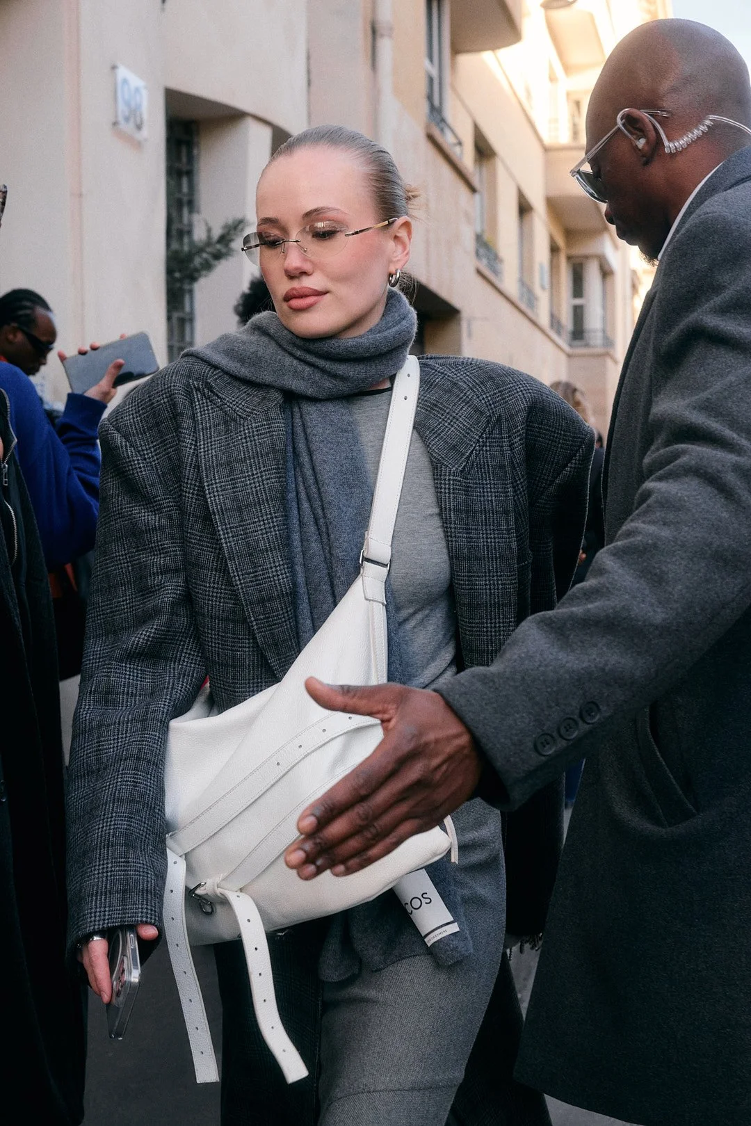 Outside Dior menswear show at Paris Fashion Week AW26