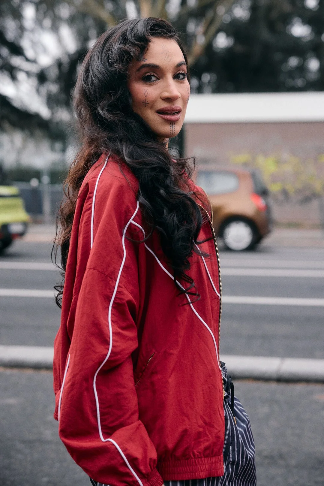 Outside Willy Chavarria menswear show at Paris Fashion Week AW26