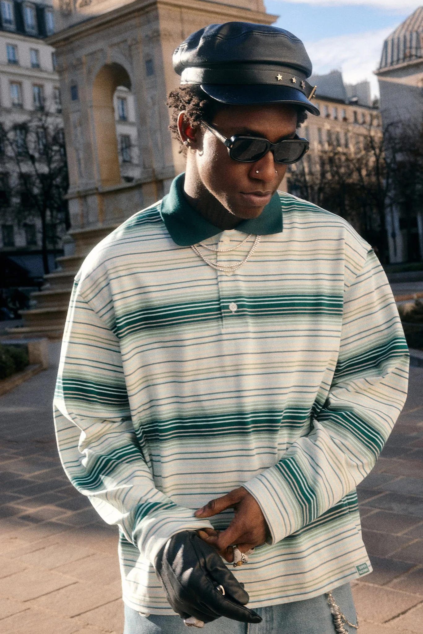 Editorial Fashion Photography: Music Artist Shallipopi Street Style in Paris