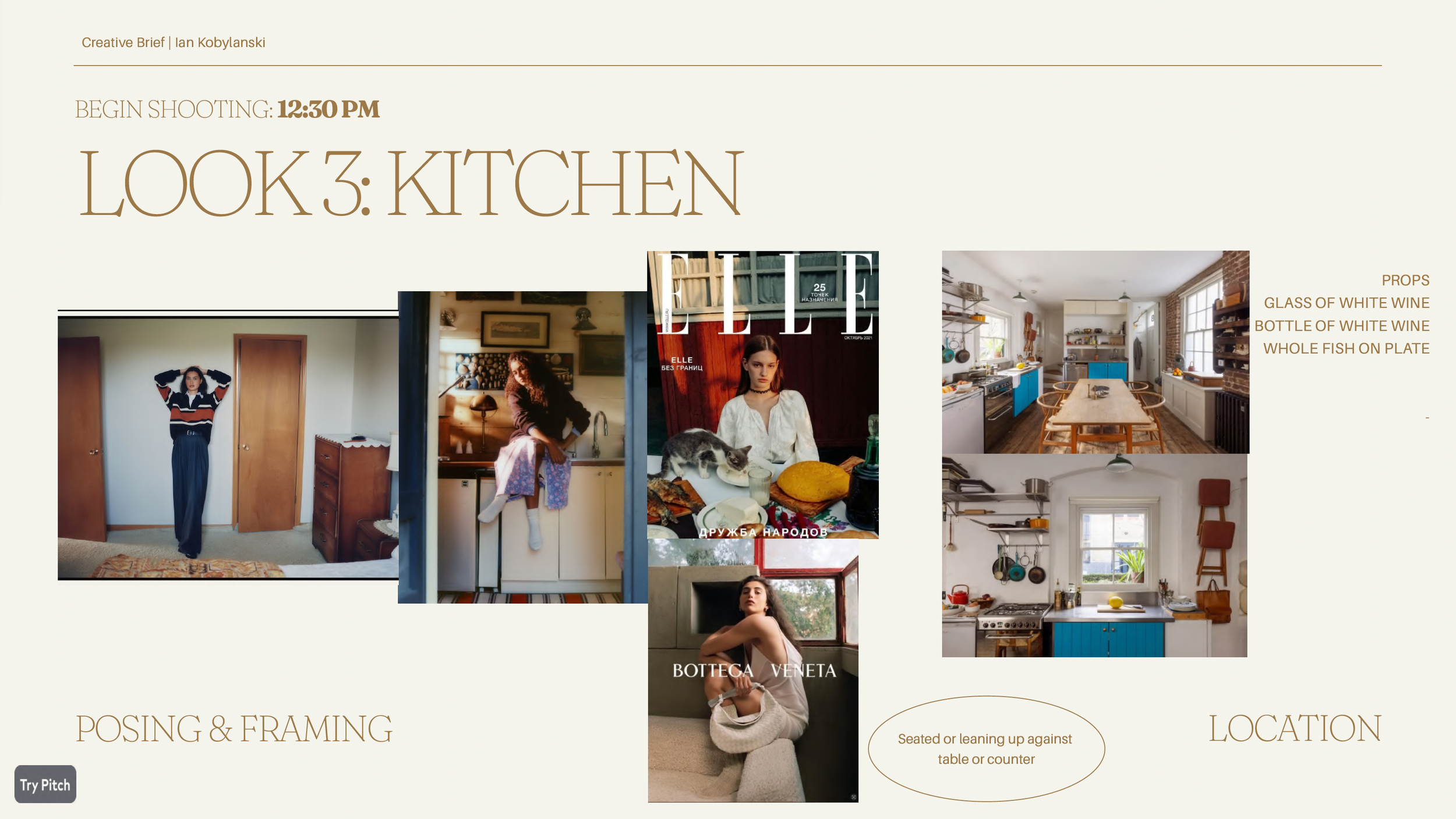 Fashion Photography for LE MILE Magazine in London: Christine Adams Moodboard