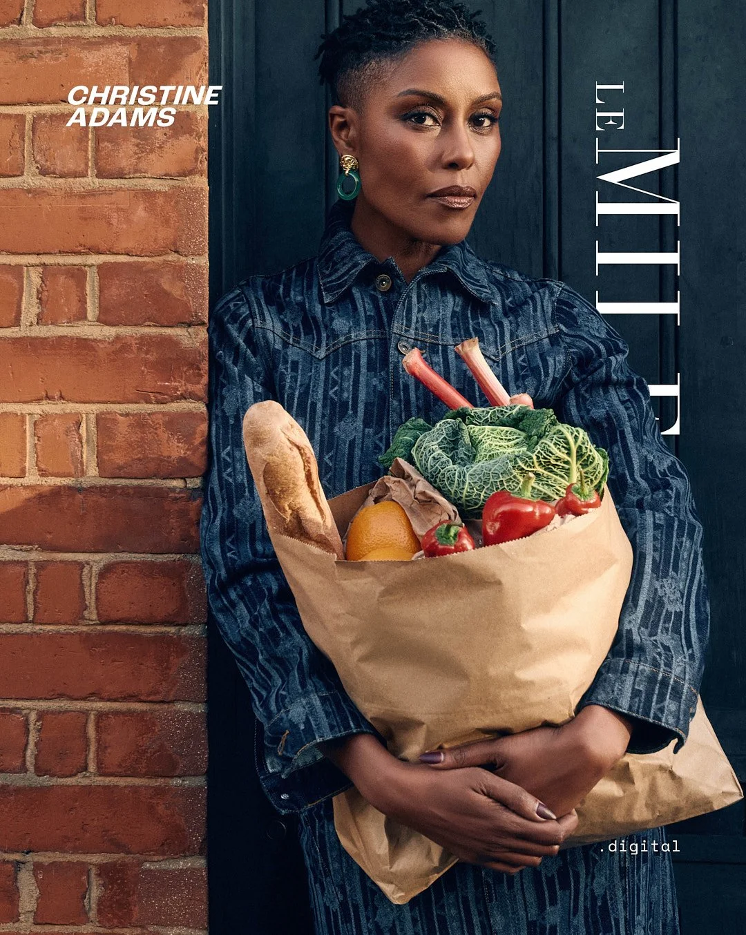 Editorial Fashion Photography in London: Christine Adams for LE MILE Magazine Cover