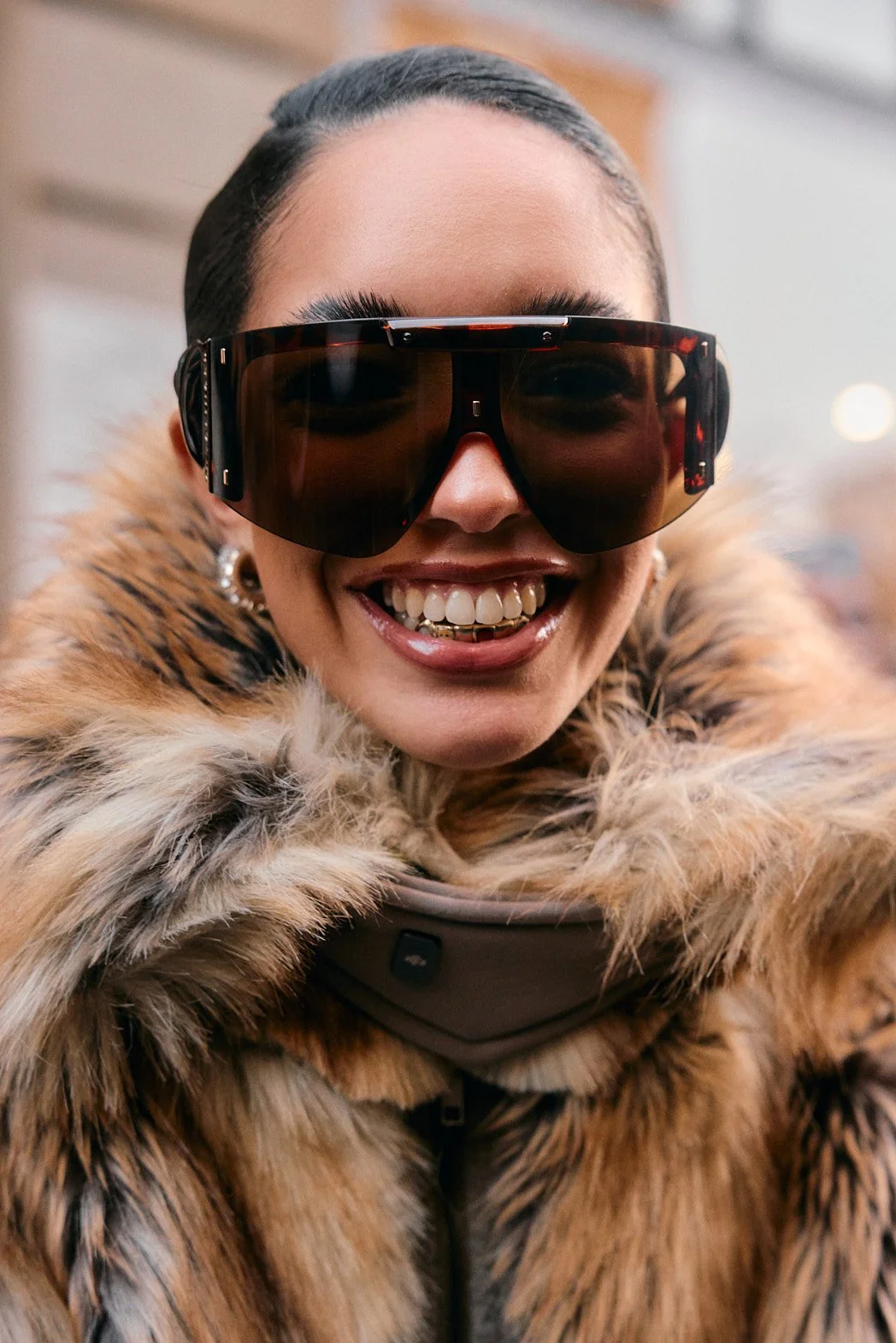 @dinaayada outside Ottolinger | Paris Fashion Week Street Style FW26