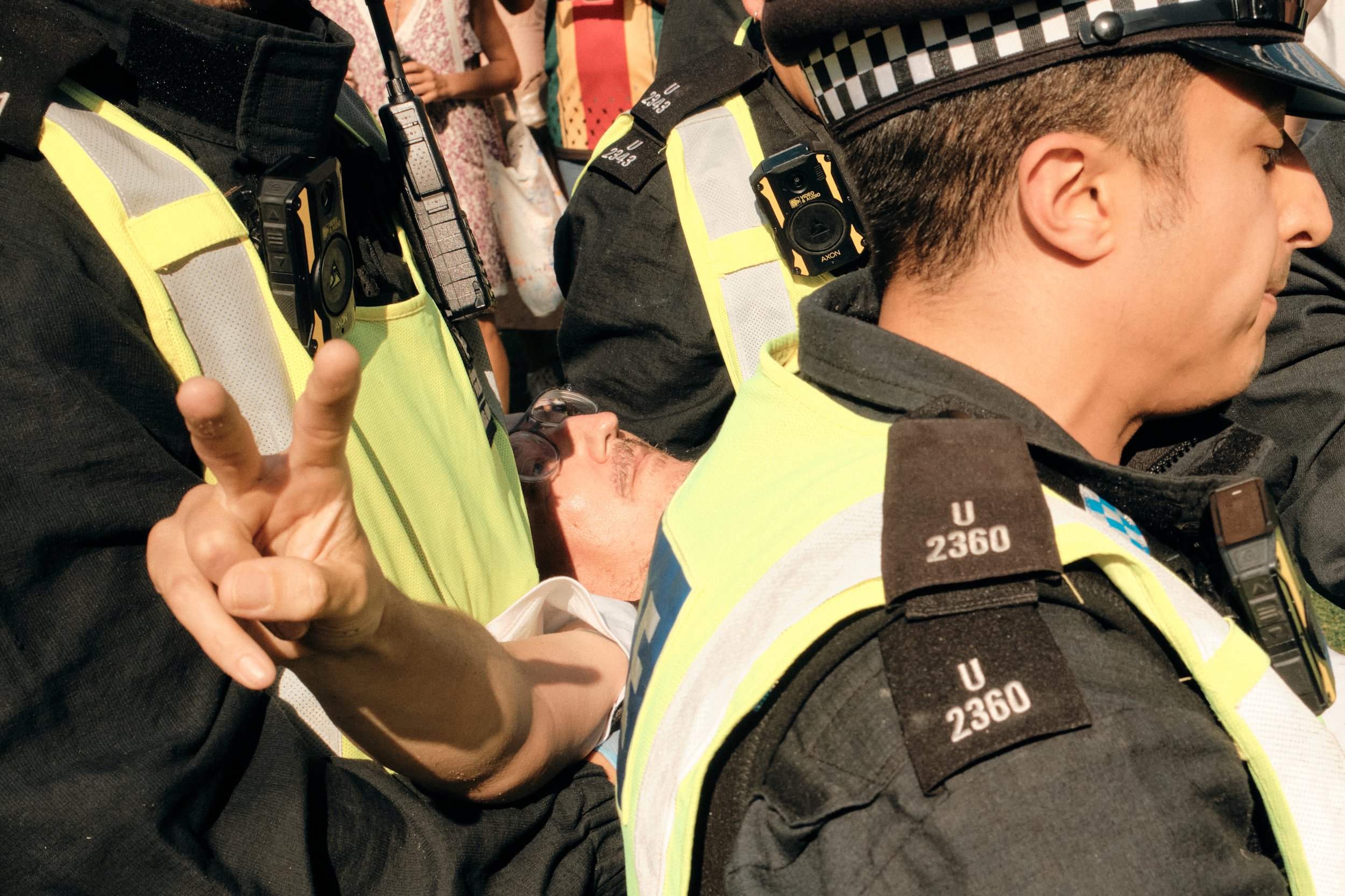 Street Photography | Peace, then Police | London, UK