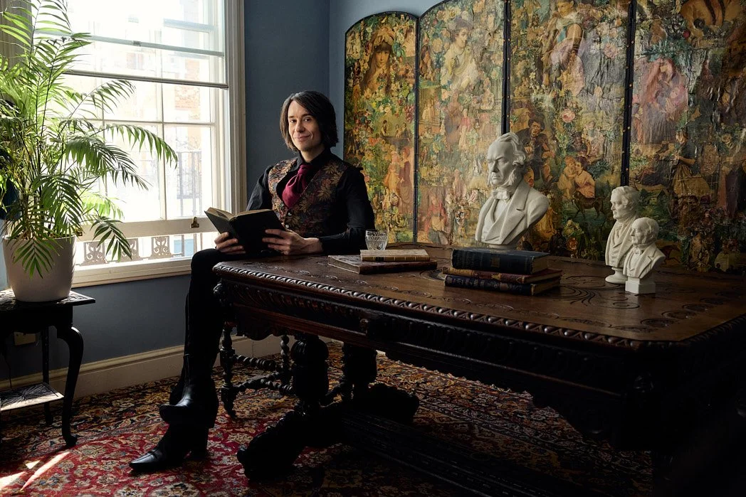 Personal Branding Photography | Oxford Professor and Historian in His Study