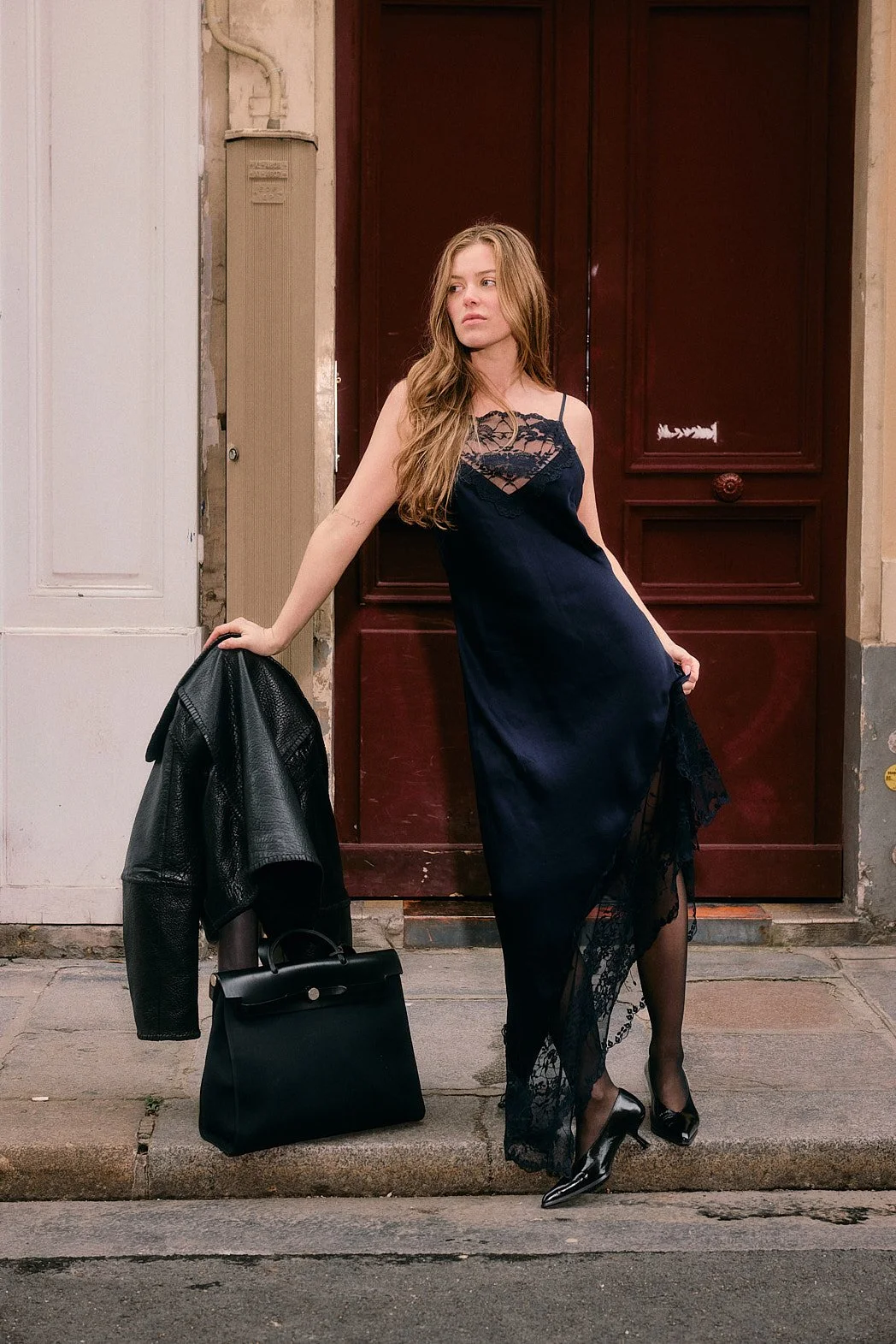 Fashion Photographer London | Grace Nicholas in Paris Lifestyle Campaign - Doorway