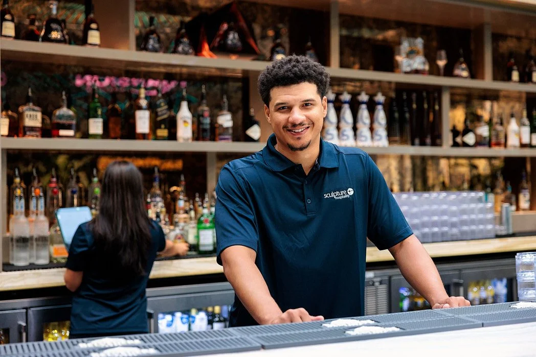 Advertising Photographer London | Sculpture Hospitality: Bar Inventory Control Campaign - Behind the Bar