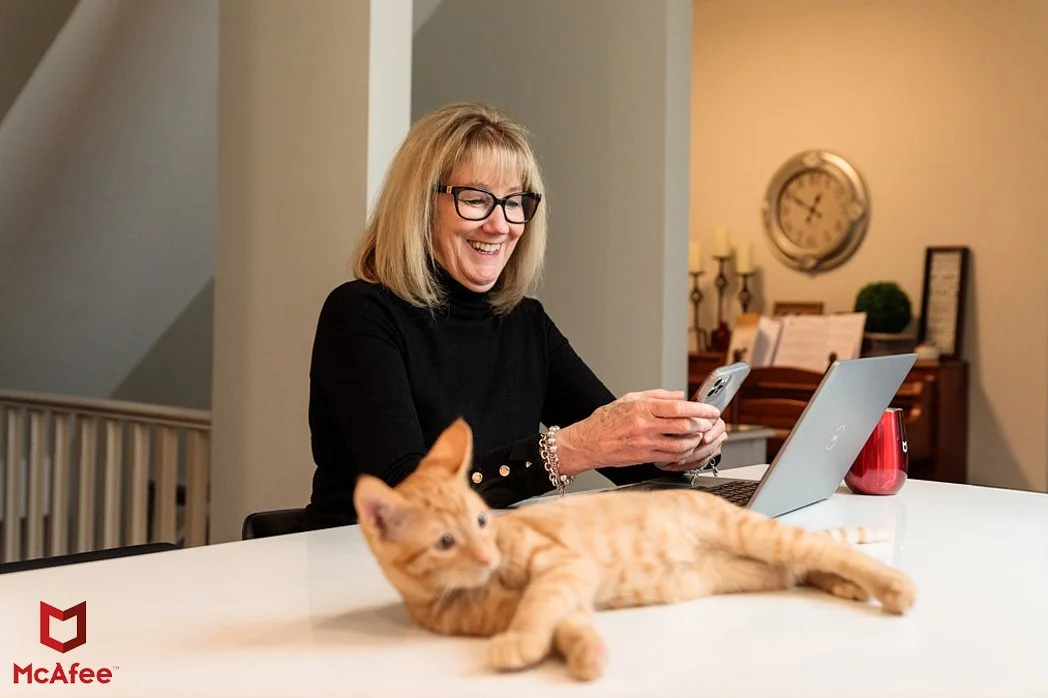 Advertising Photographer London | McAfee Employee Appreciation Campaign - Employee of the Month