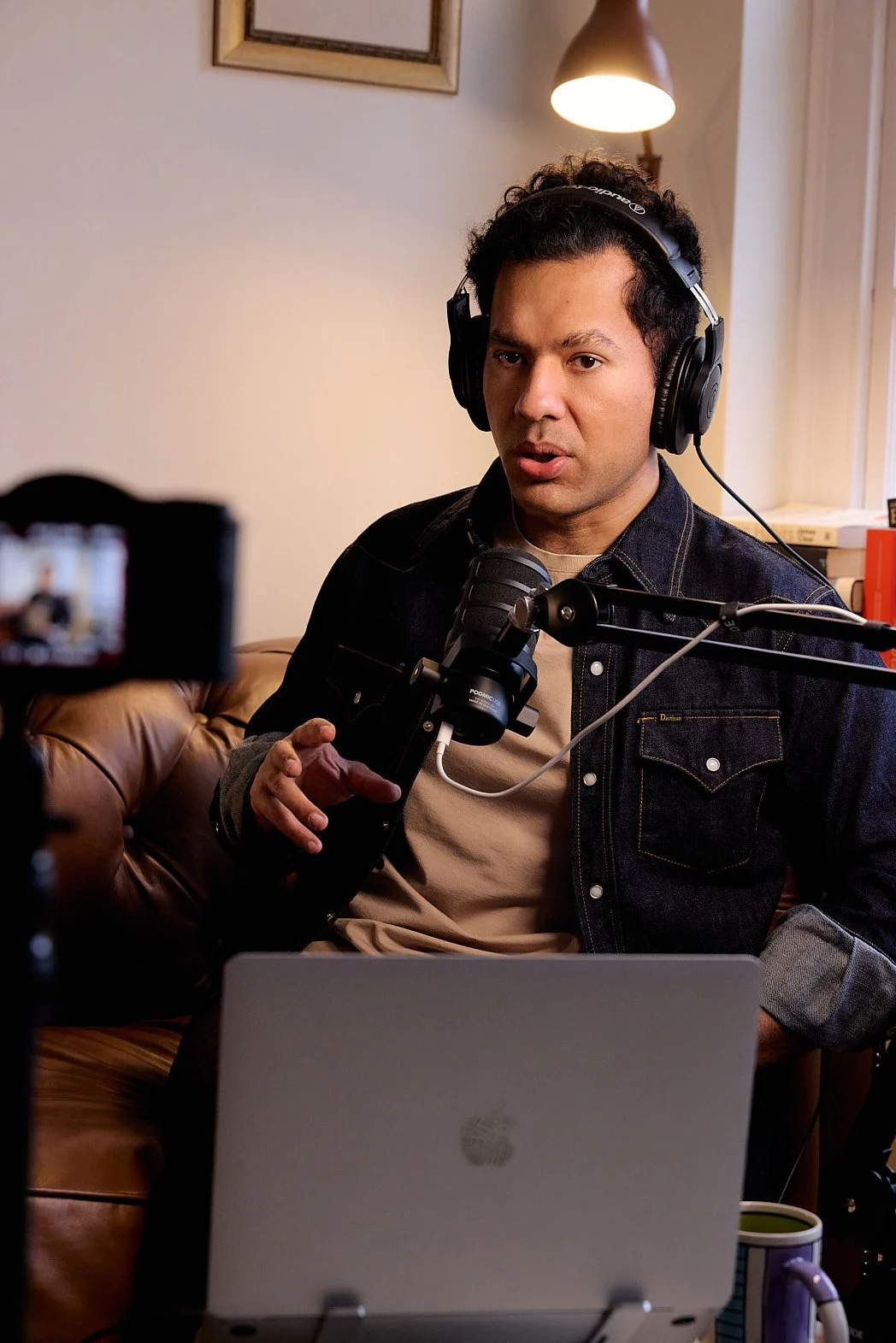 Personal Branding Photographer London | Sustainability Startup Founder Podcast Recording