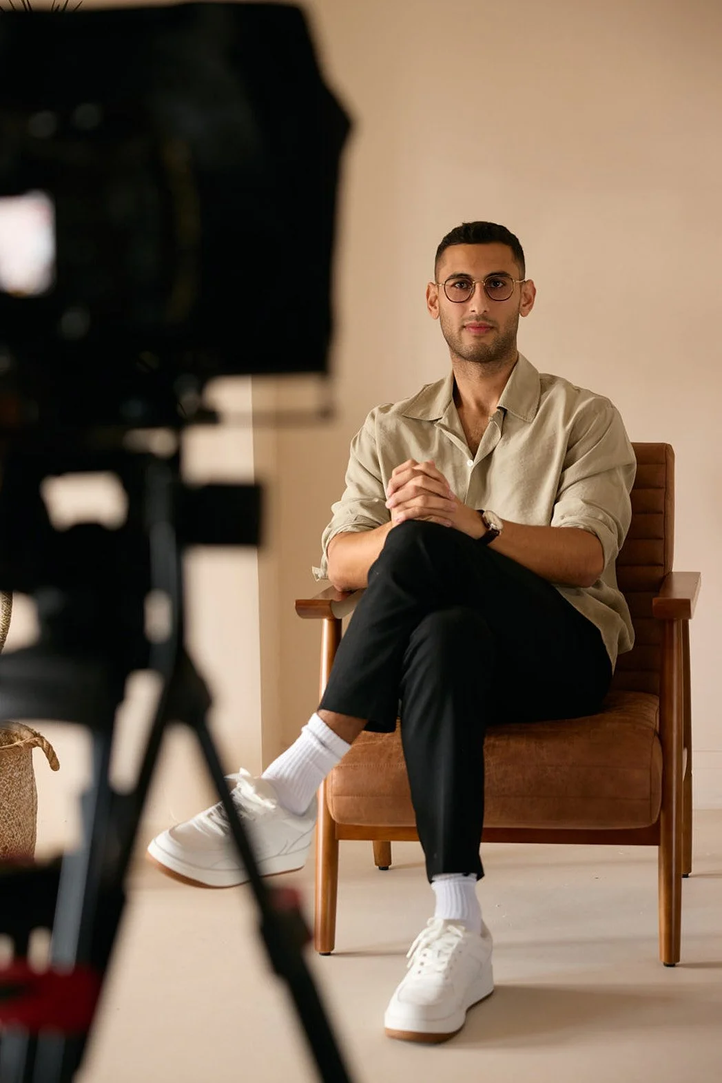 Personal Branding Photographer London | Healthcare Founder On-Camera Interview