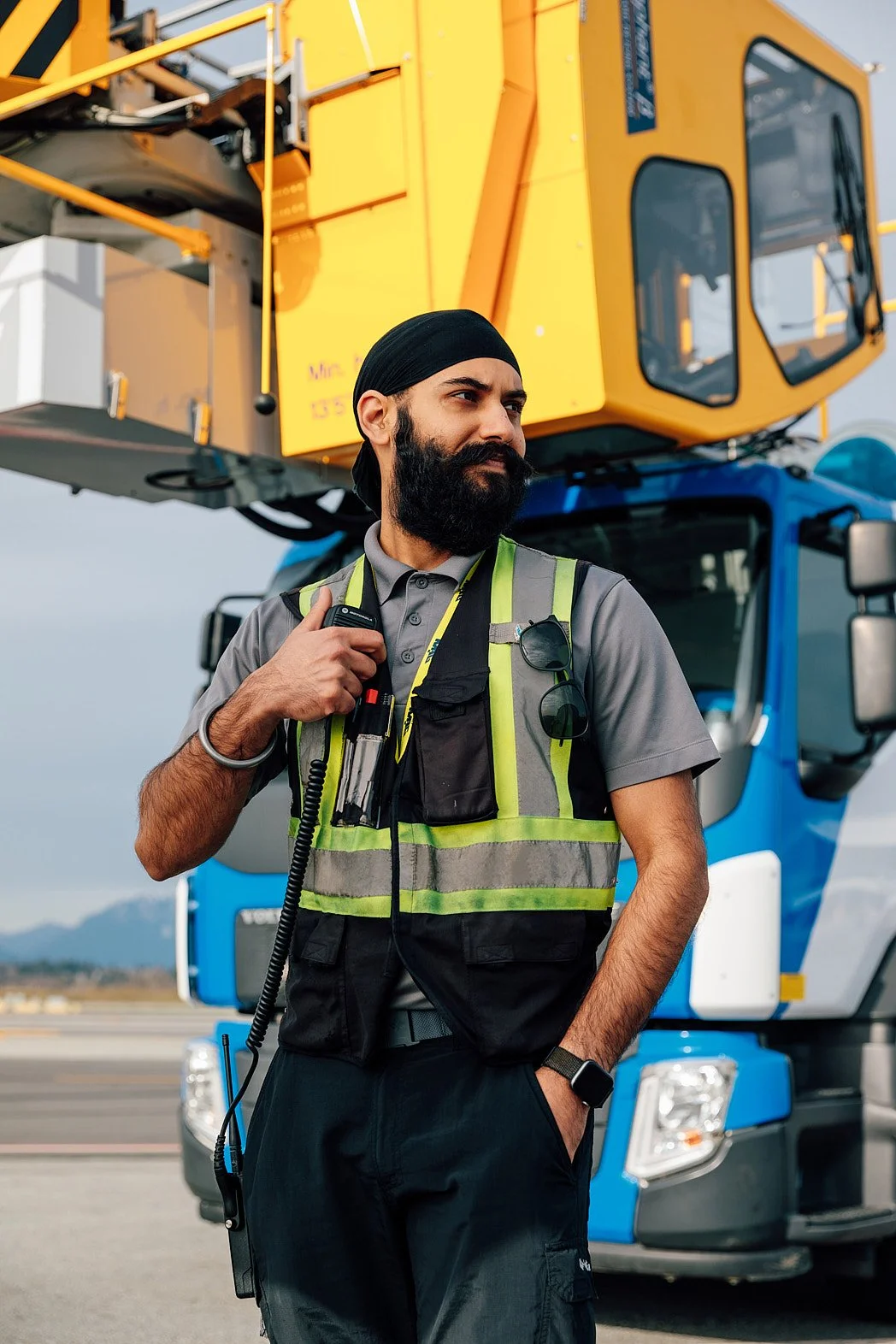 Personal Branding Photographer London | Airport Worker Editorial Portrait