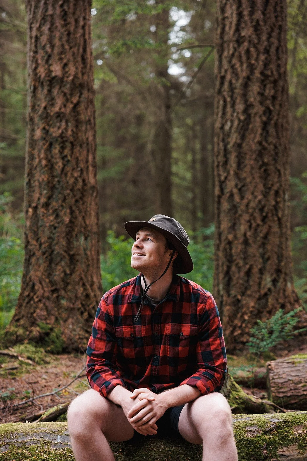 Personal Branding Photographer London | Seated Life Coach Forest Portrait