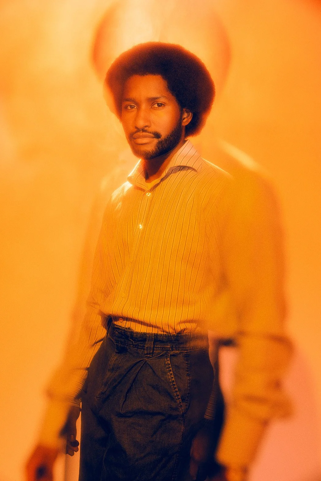 Personal Branding Photographer London | Prism Portrait of Music Artist Wilfred Cisse