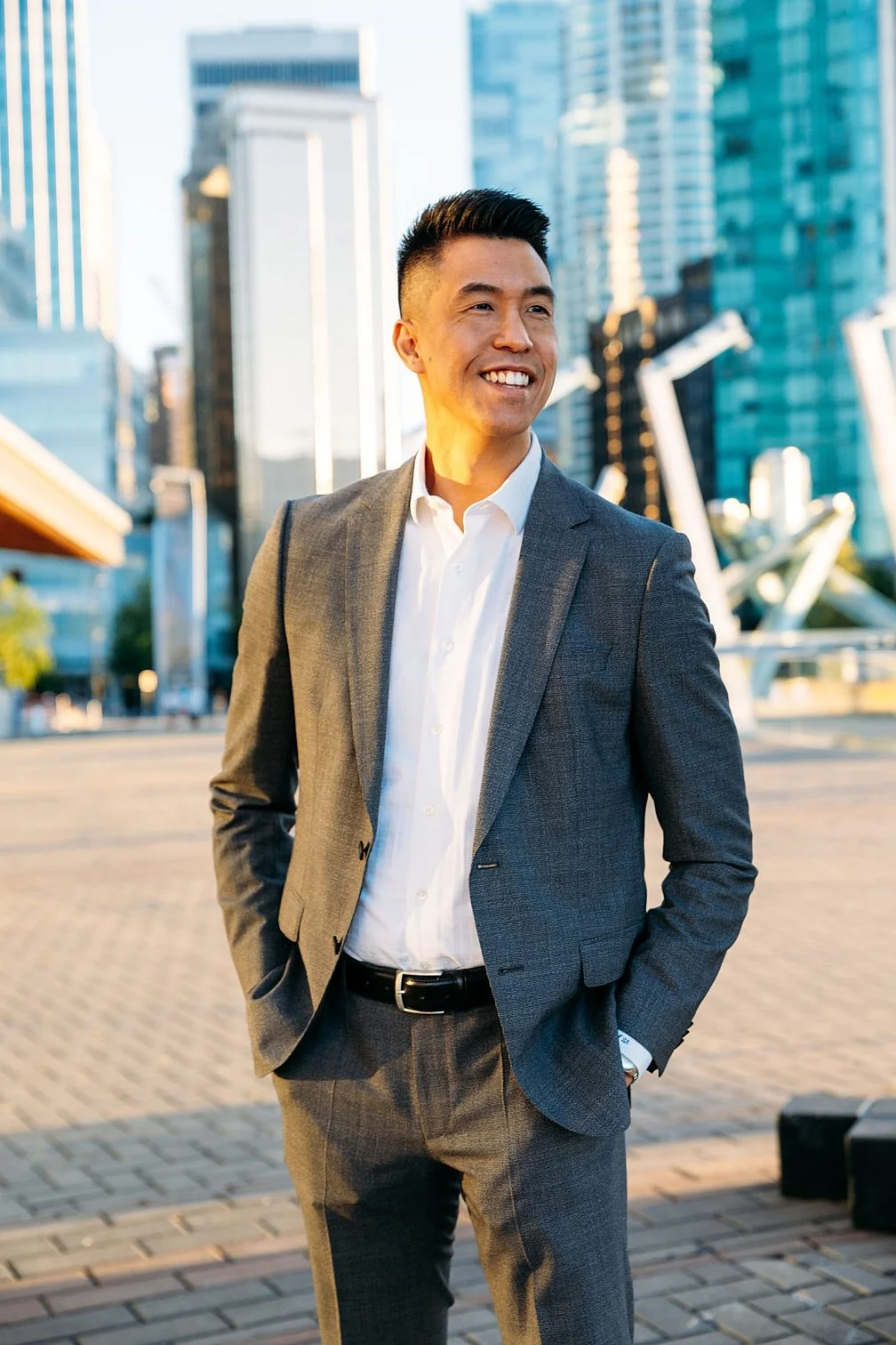 Personal Branding Photographer London | Golden Hour Estate Agent Portrait