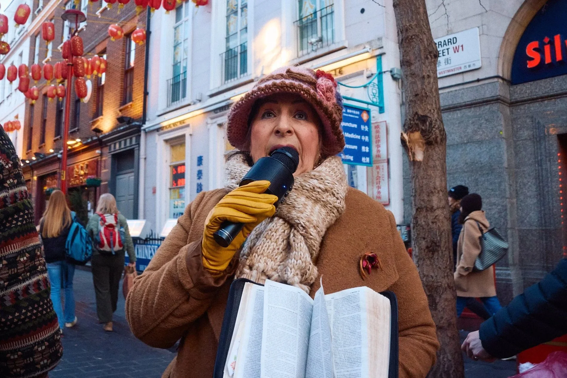Steet Photography London | Chinatown Preacher