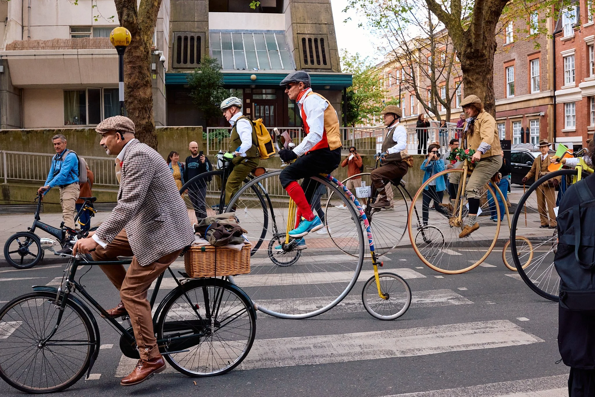 Street Photography London | Tweed Run Penny Farthing