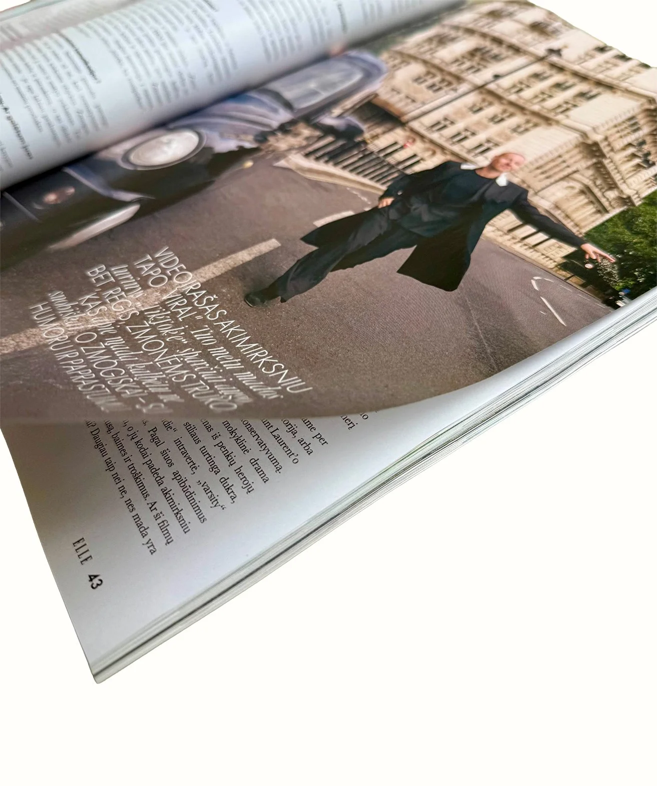 Personal Branding Meets Fashion Photography Print Editorial in ELLE Magazine