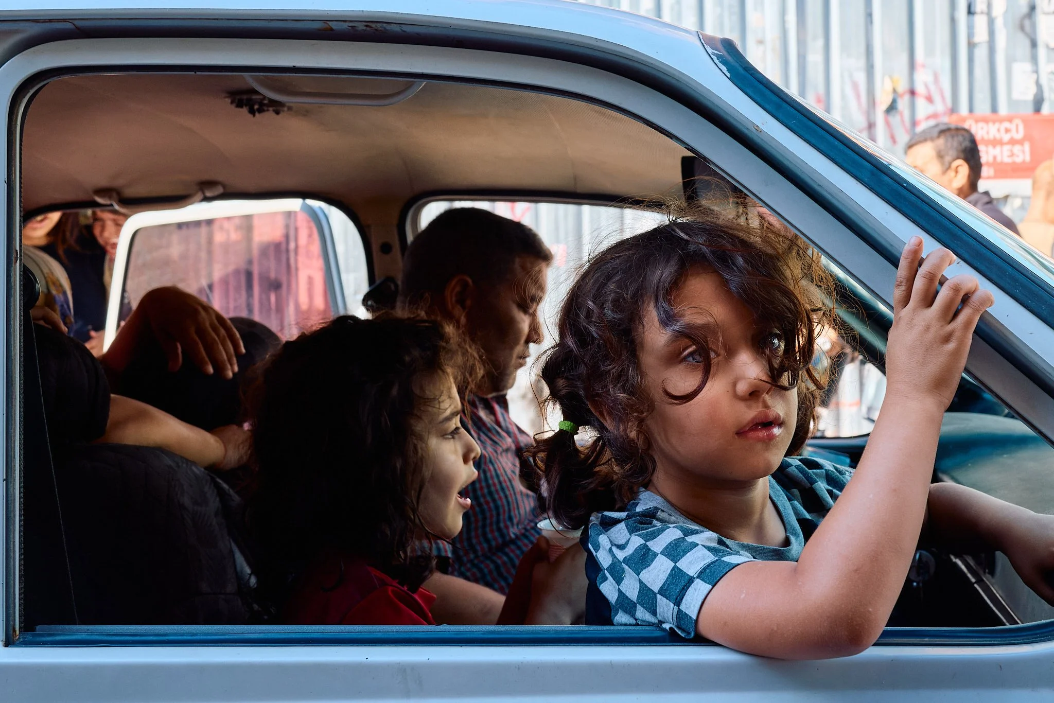 Street Photography | Istanbul, Turkey | Tired Car Ride