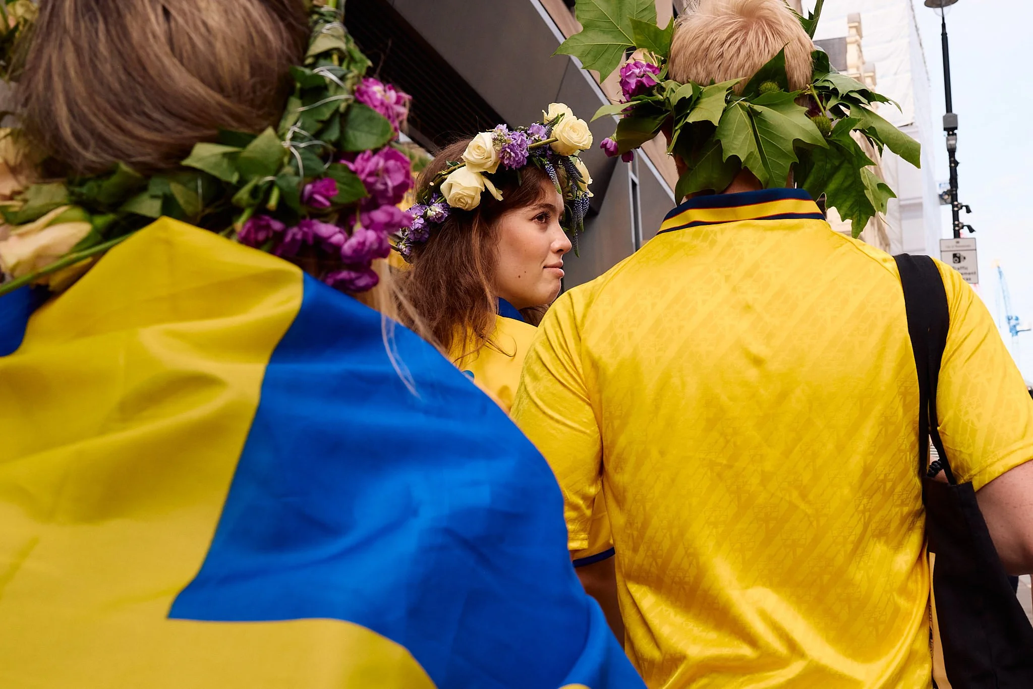 Street Photography London | Swedish World Cup Fans