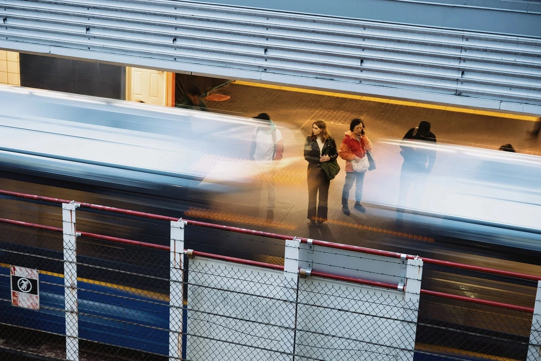 Street Photography | Waiting for the Skytrain | Vancouver, BC