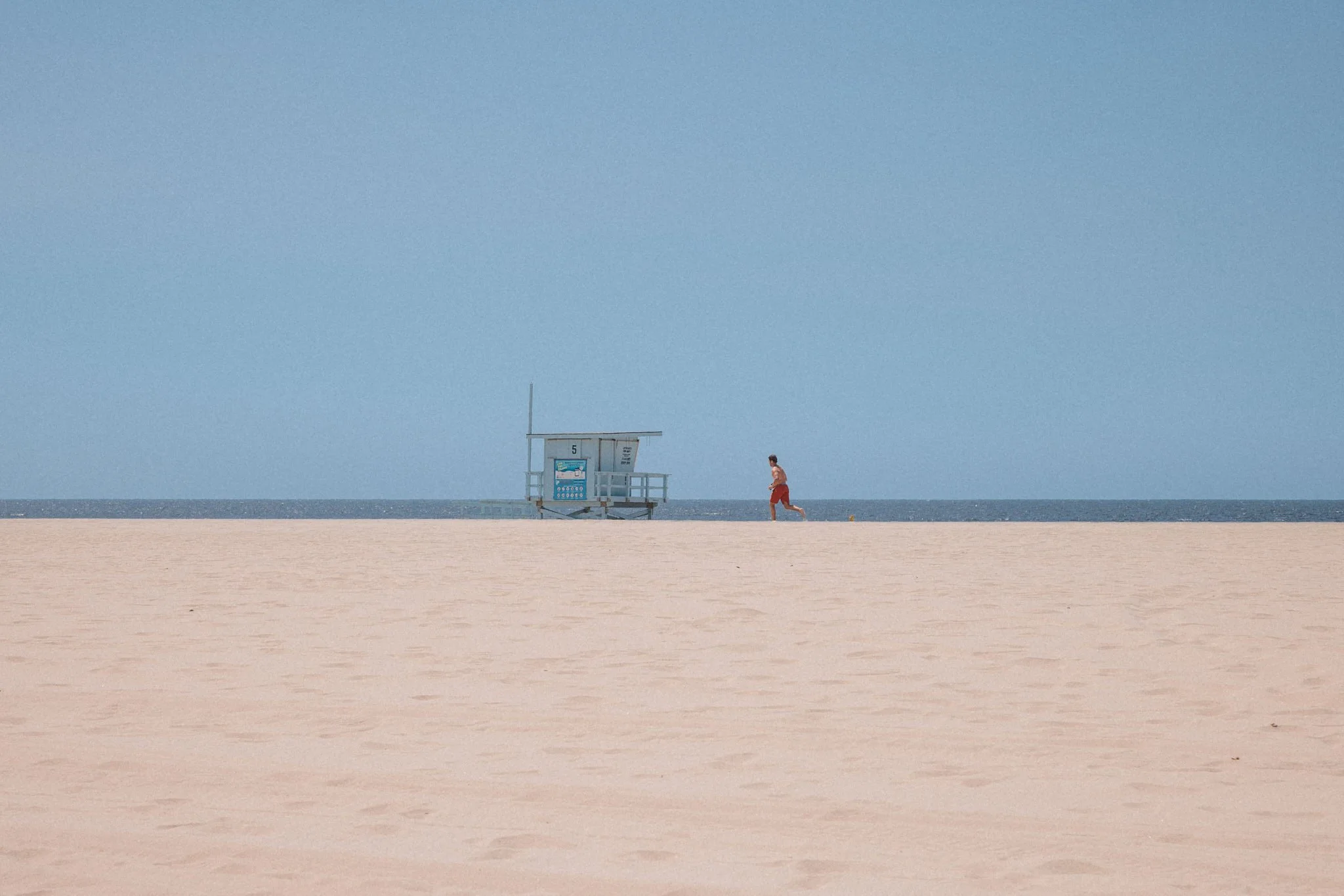 Street Photography: Travel | Manhattan Beach Lifeguard | Los Angeles, California