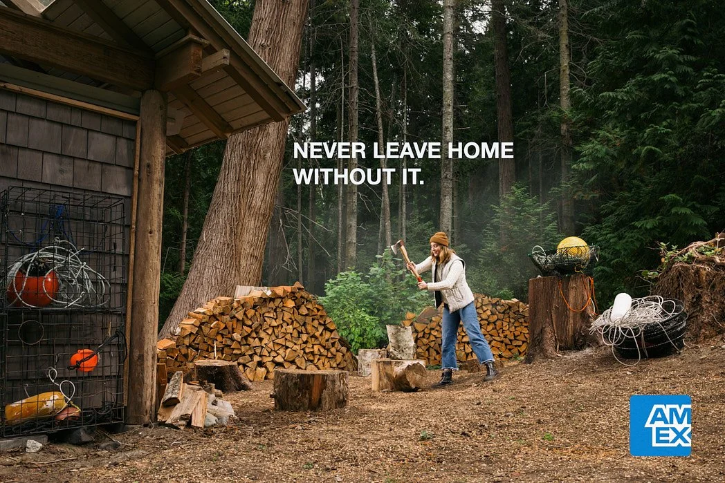 Advertising Photography | “Never Leave Home Without It” Campaign for American Express - Cabin | Speculative